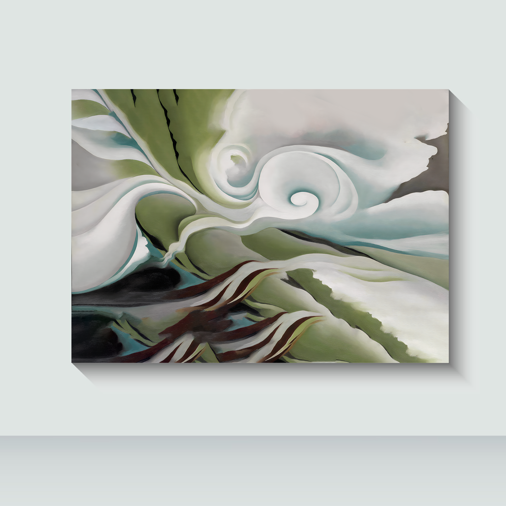 Georgia O'Keeffe Nature Forms Gaspe Canvas