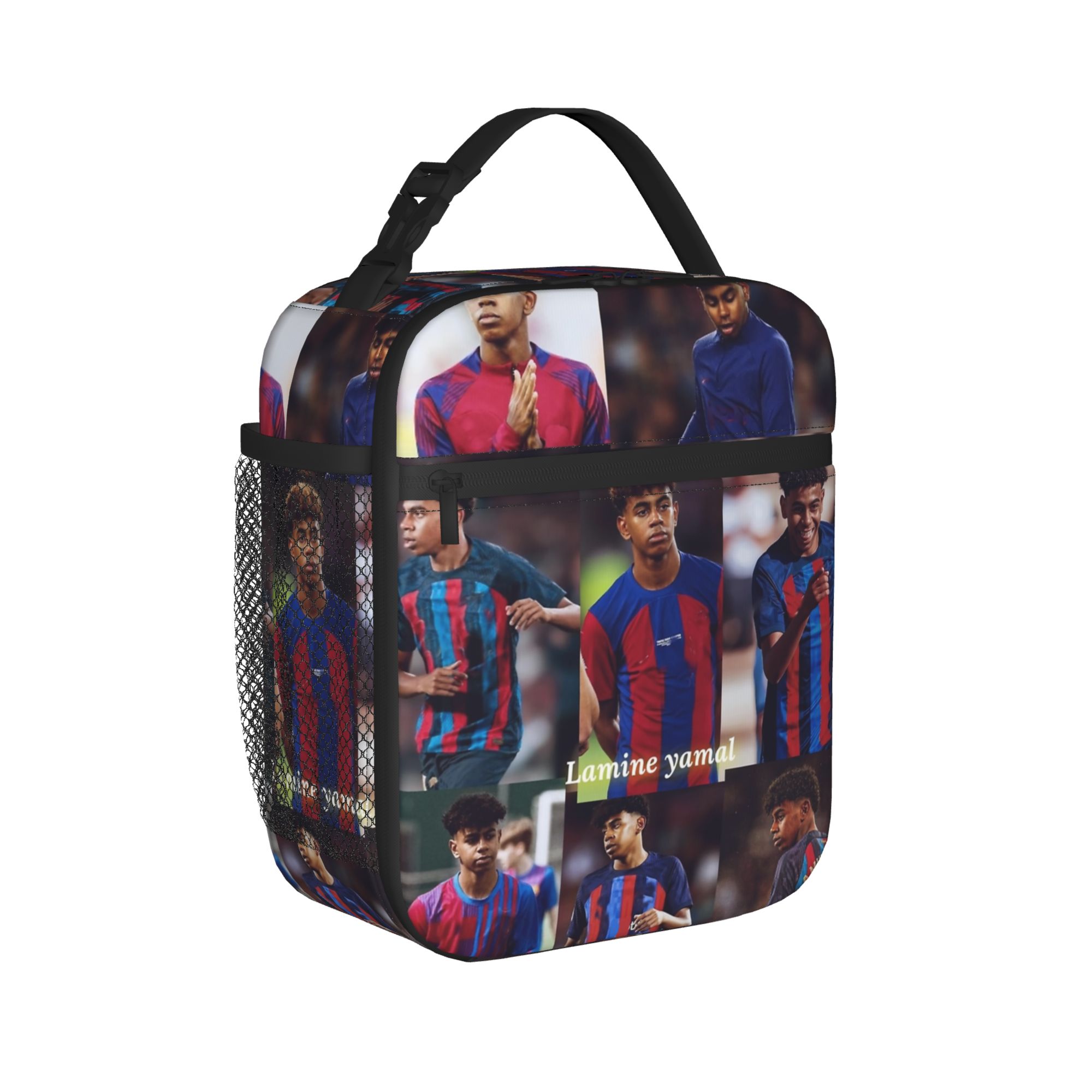 Numner 19 Lamine Yamal Insulated Lunch Bags Cooler Bag Lunch Container Football Soccer Tote Lunch Box for Men Women Outdoor
