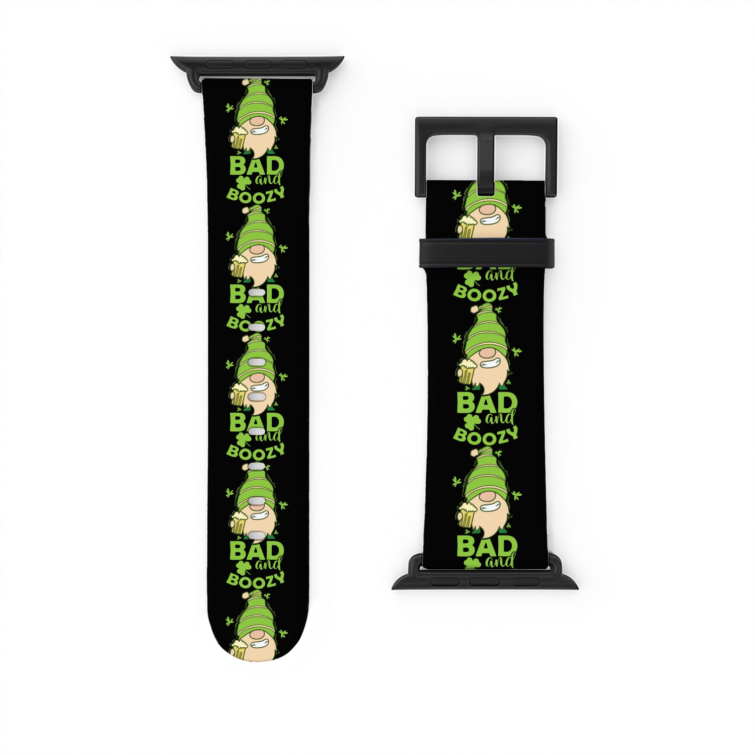 Bad and Boozy St. Patricks Day Watch Bands For Apple Watch