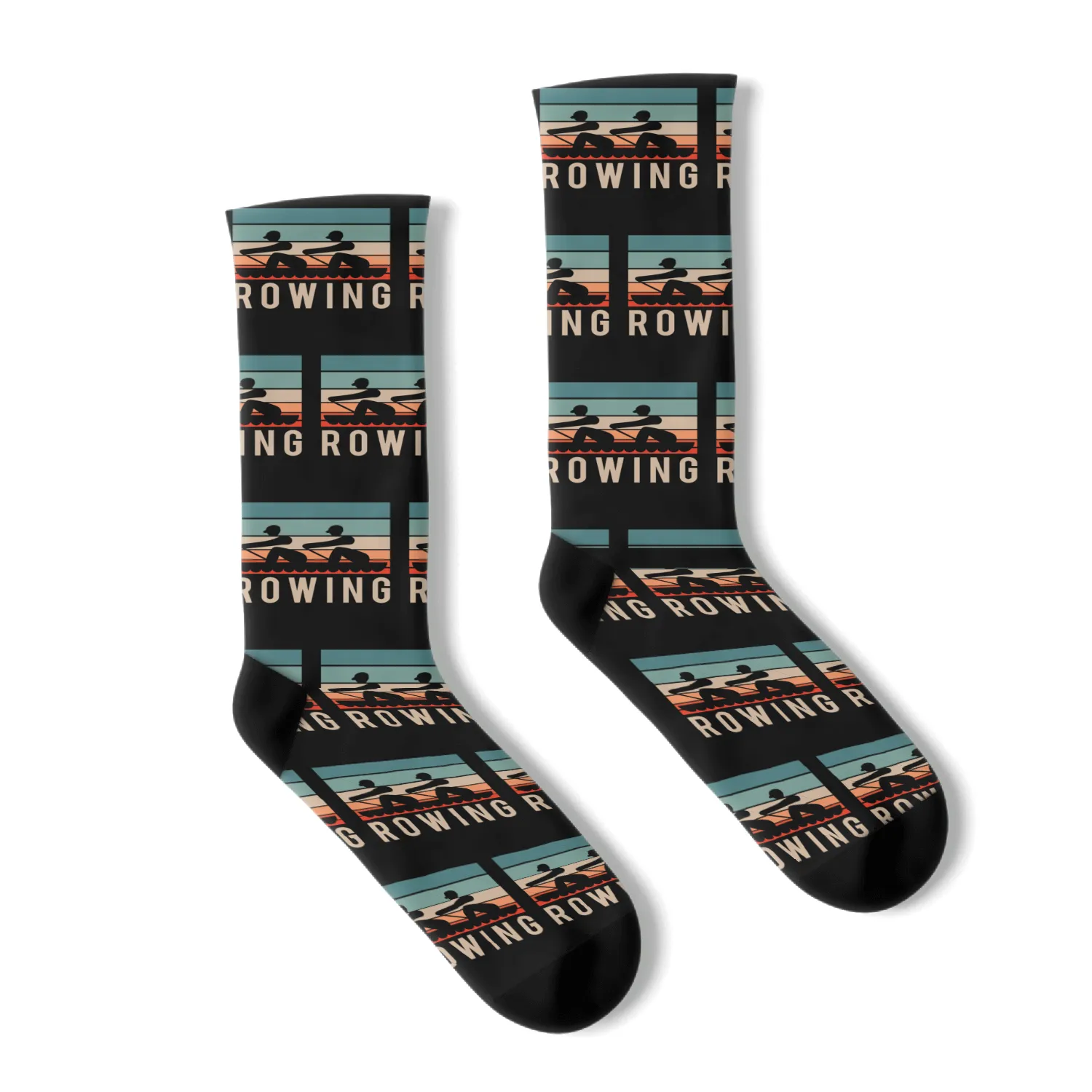 Rowing Crew Row Sports Rower Socks