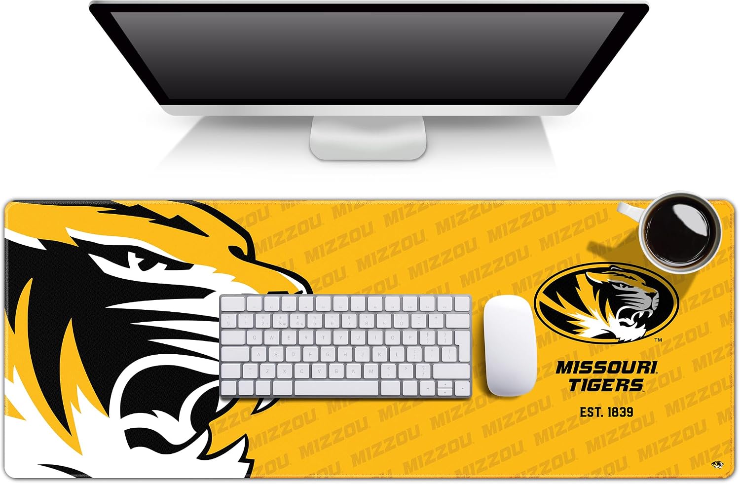 NCAA Missouri Tigers Logo Series Desk Mat