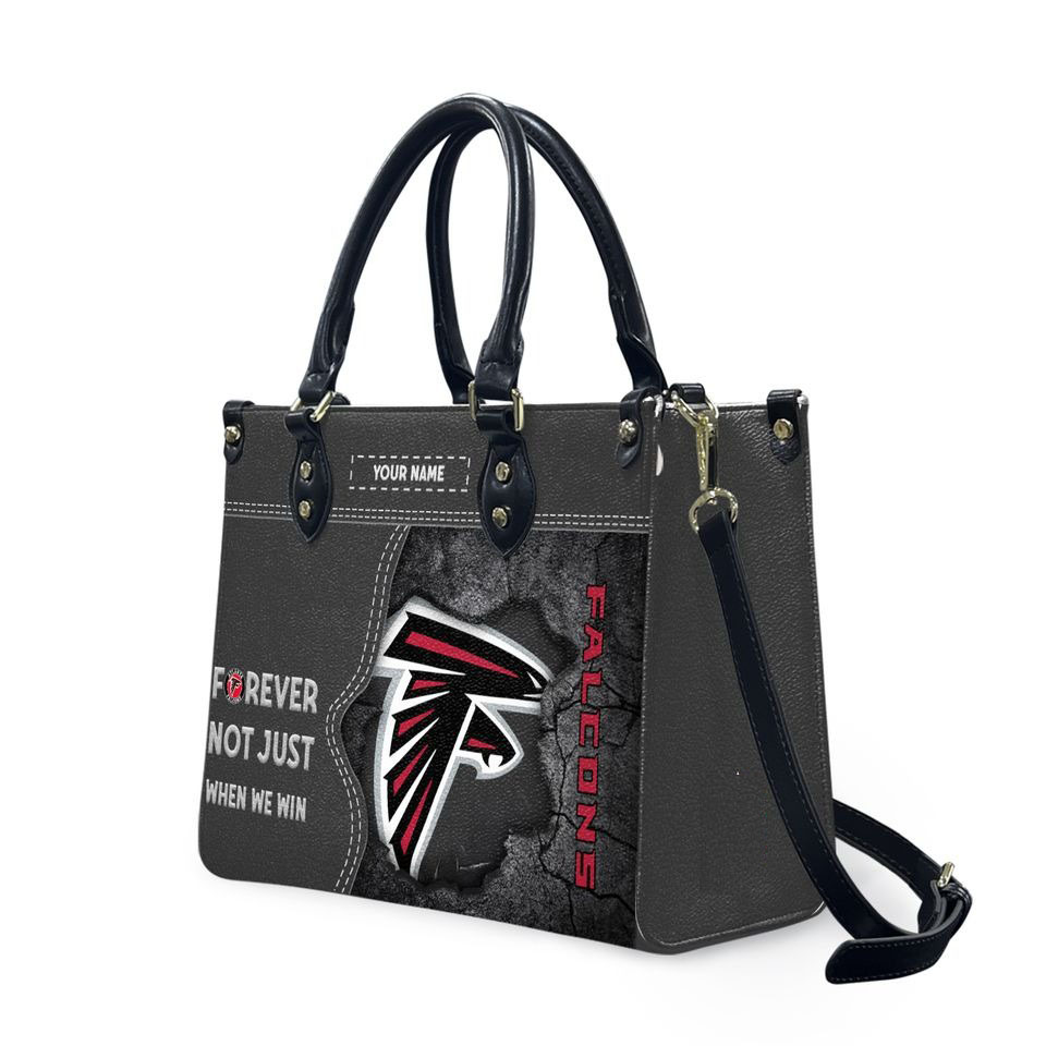 Personalized Atlantas Team Falcons Leather Bag, Football Team Leather Bag