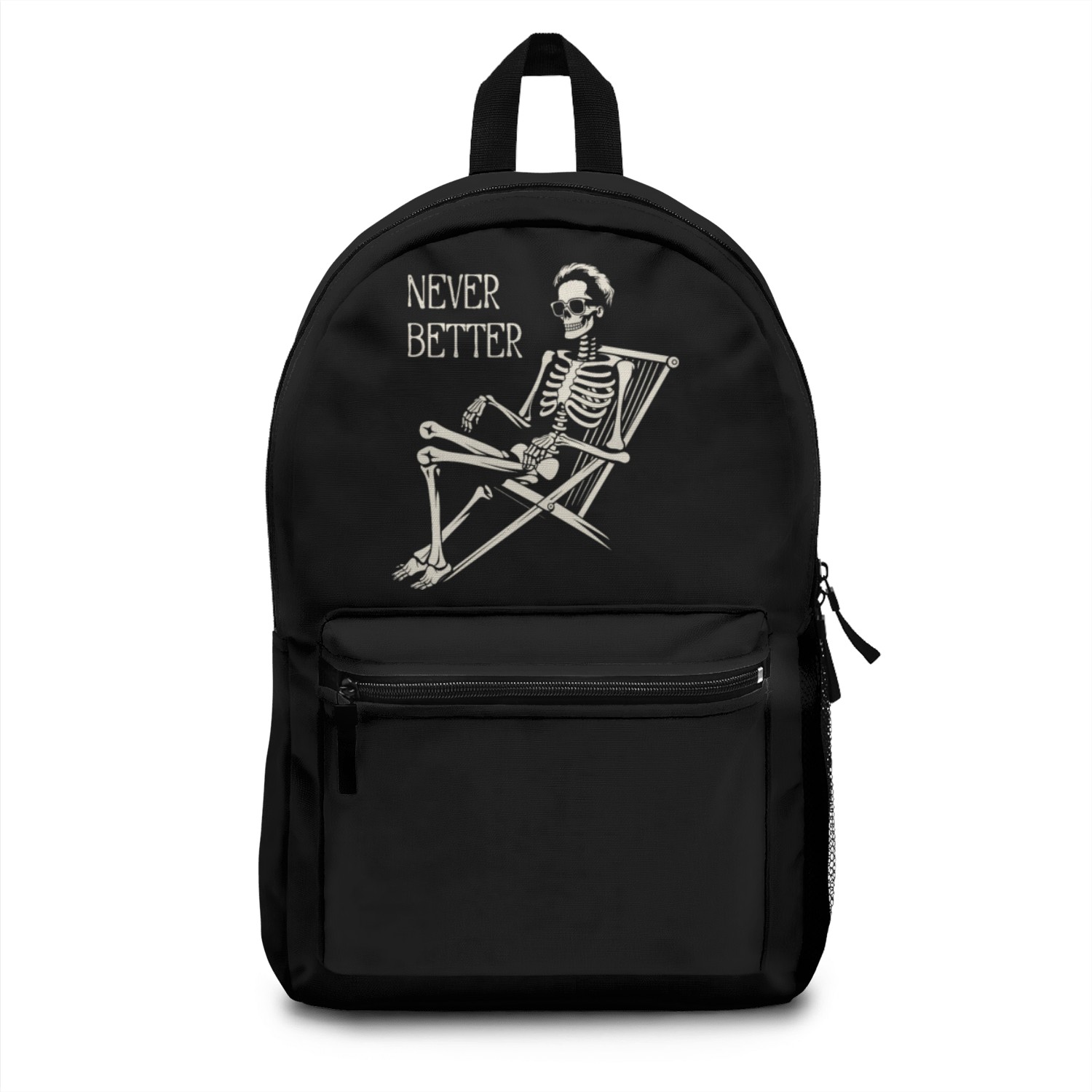 Relaxed Skeleton Backpacks | Never Better Casual