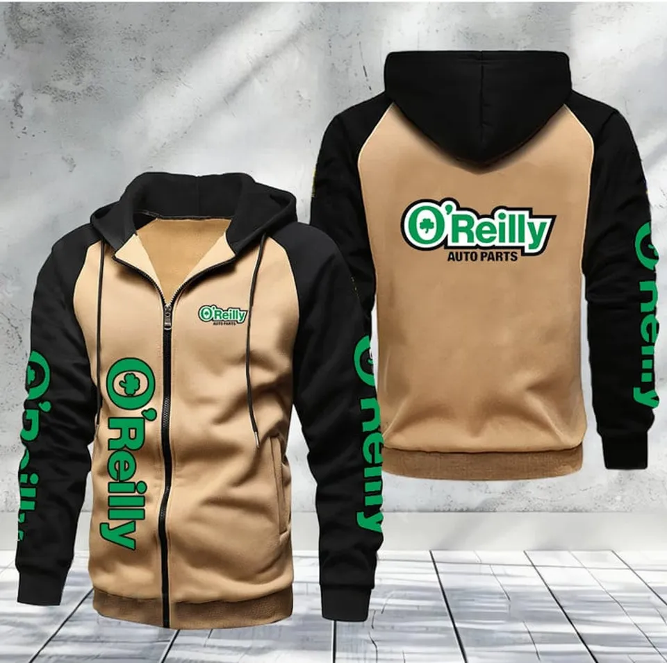 O'Reilly Auto Parts Men's Raglan Full Zip Hoodies