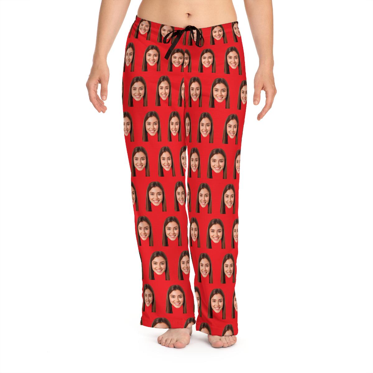 Custom Face Pants, Person Face Pet Animal Pajama Pants, Gift For Her, for Him, Cute Funny Gift for Family