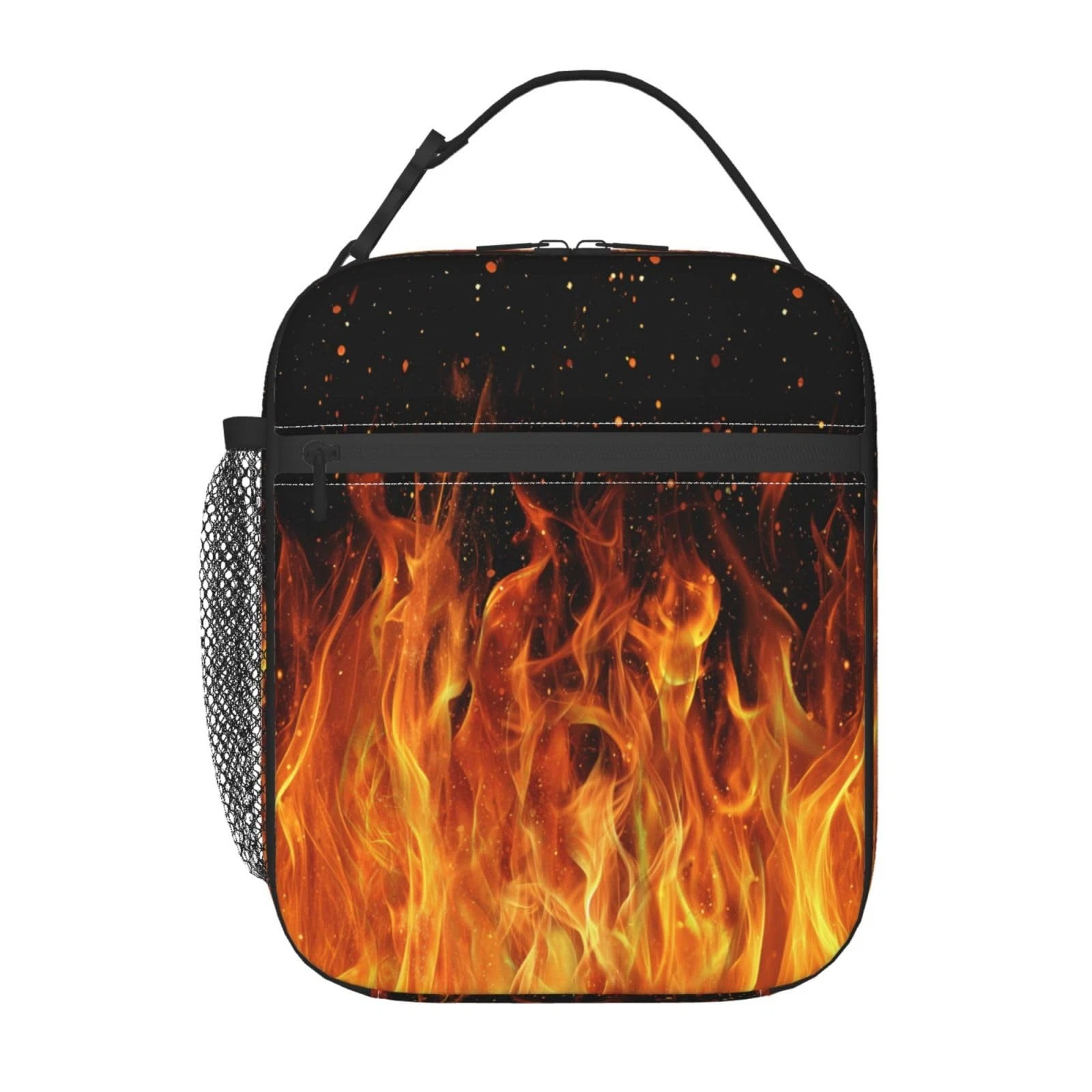 Fire Lunch Bag for Kids Boys Girls
