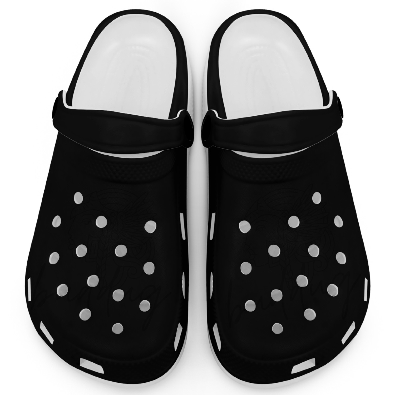 Buddug Logomark Sigil Design Clogs