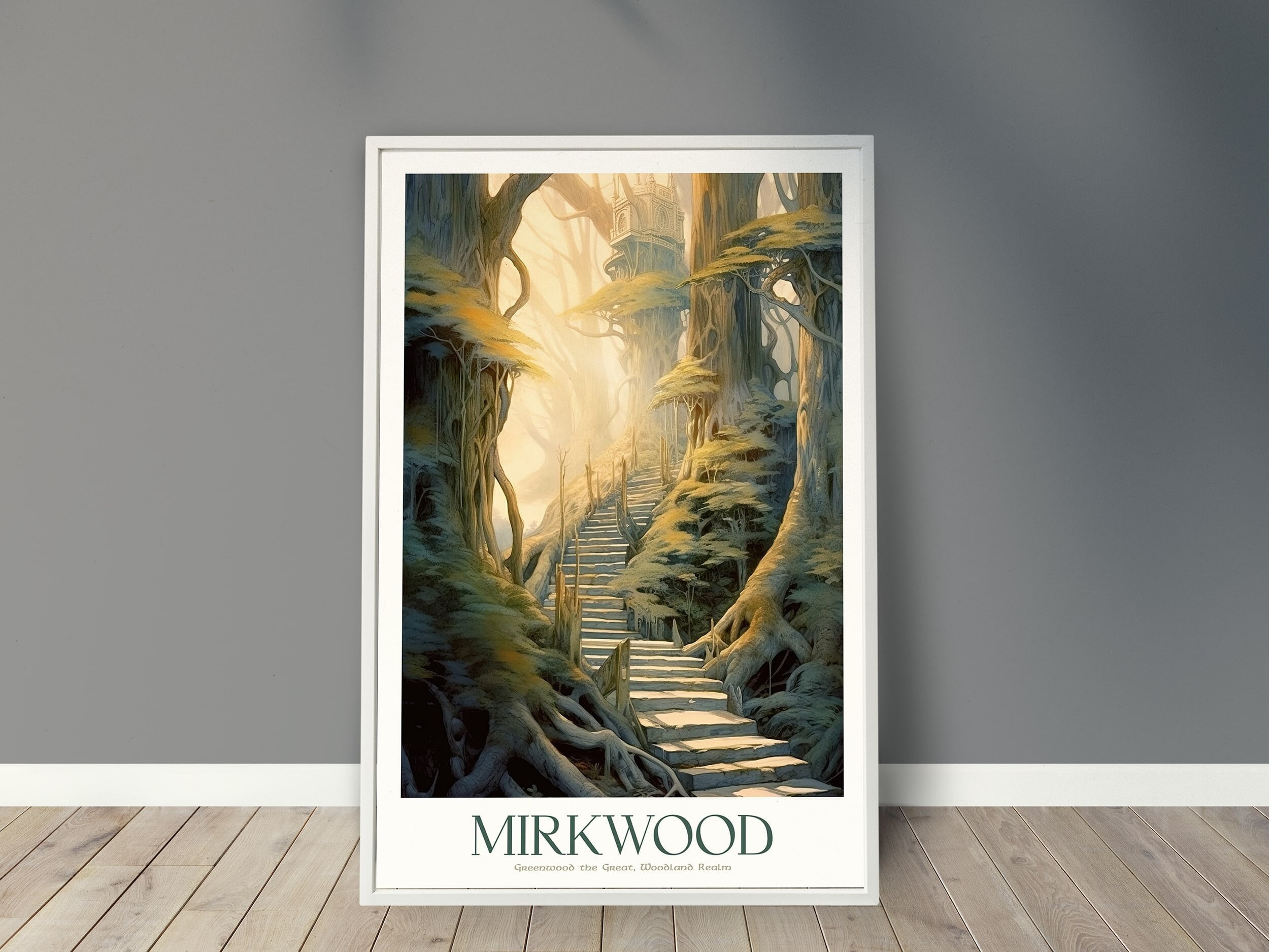Mirkwood Forest, Travel Poster