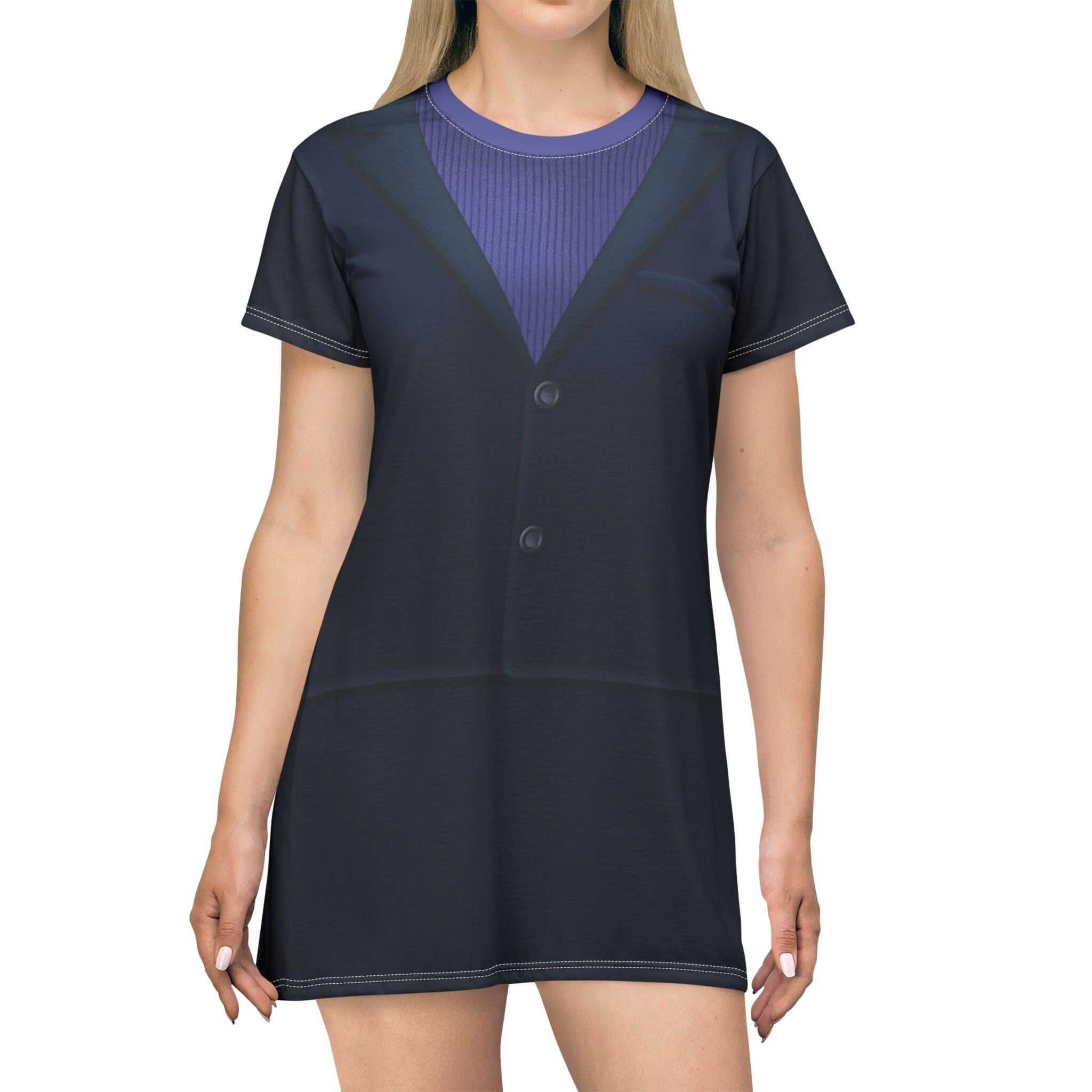 Mindy Parker Short Sleeve Dress, Bolt Character Costume, Bolt TV Show Apparel