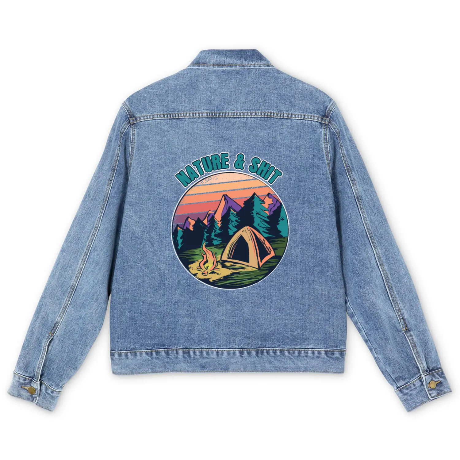 Nature And Shit Men's Denim Jackets