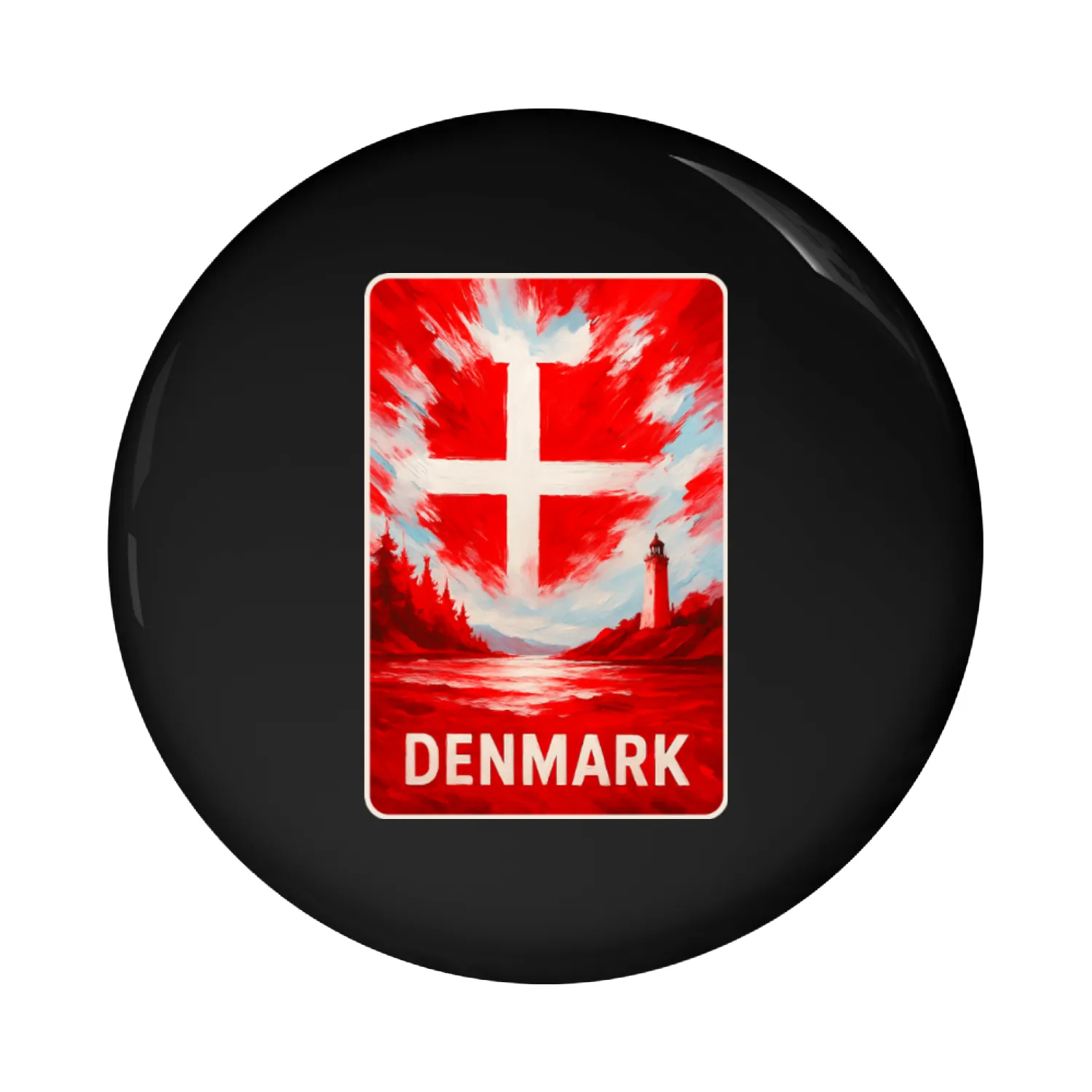Denmark - The Nordic Beauty Pin Buttons
