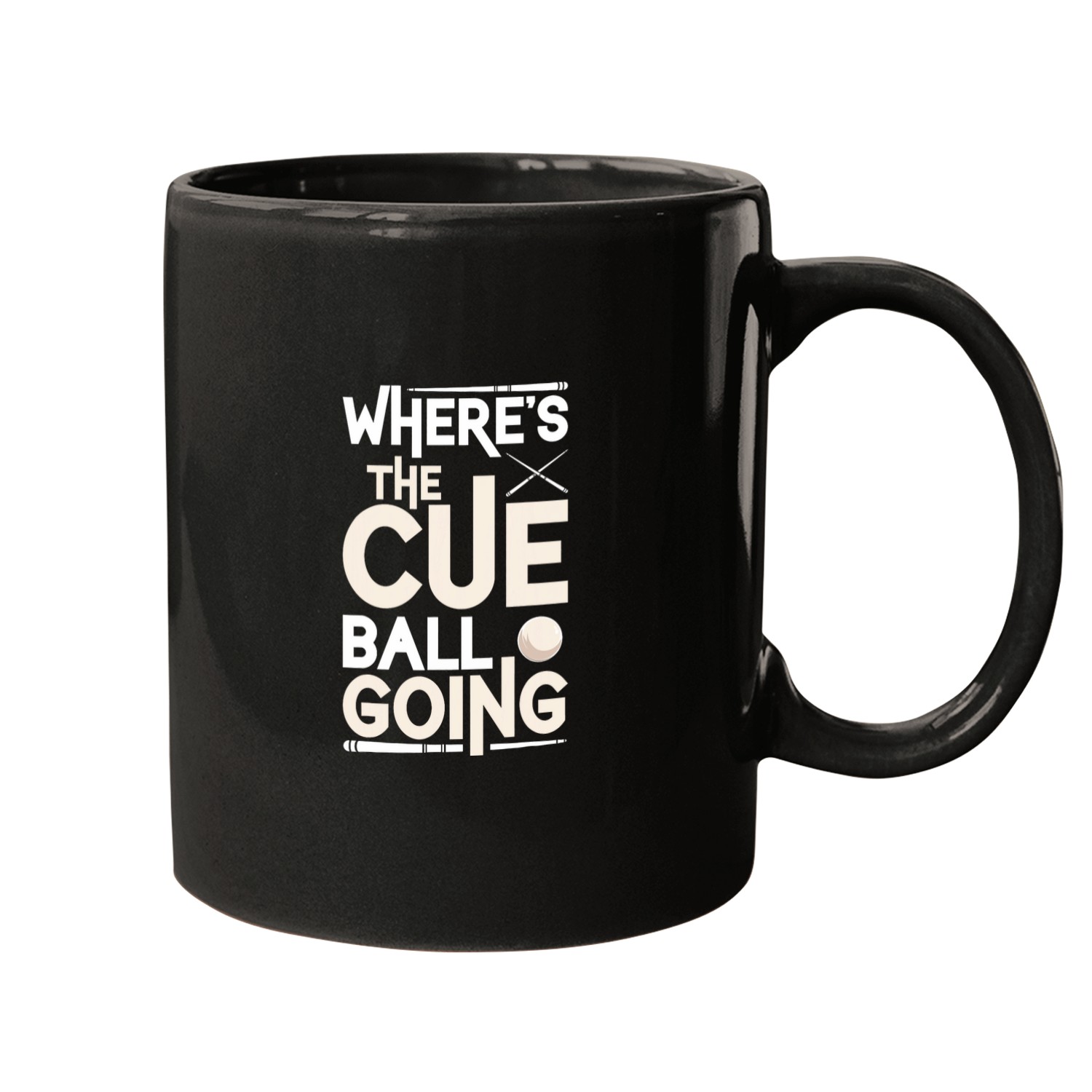 Sport Billiard Wheres The Cue Ball Going Snooker Billiard Snooker Mugs