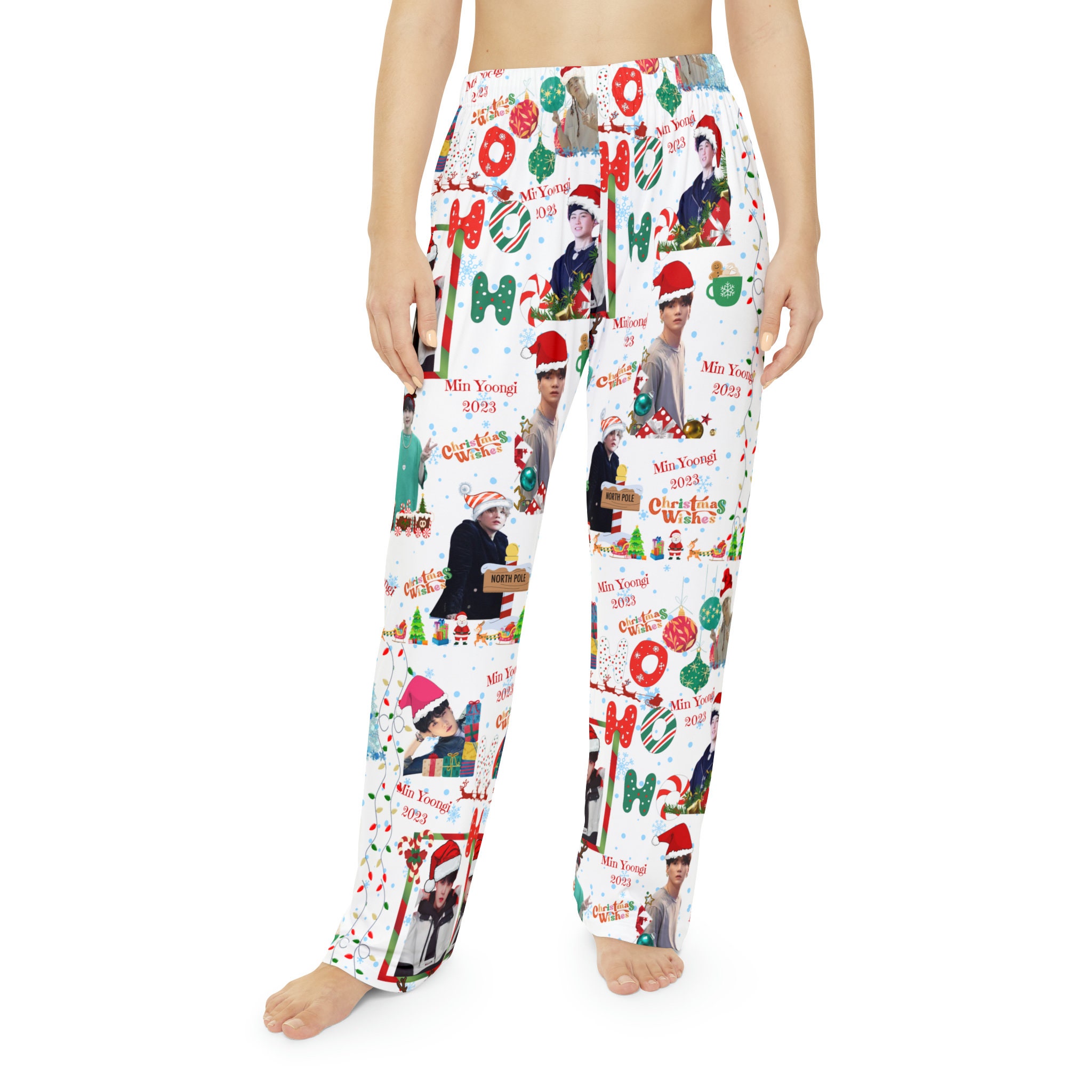 BTS Yoongi Christmas Women's Pajama Pants