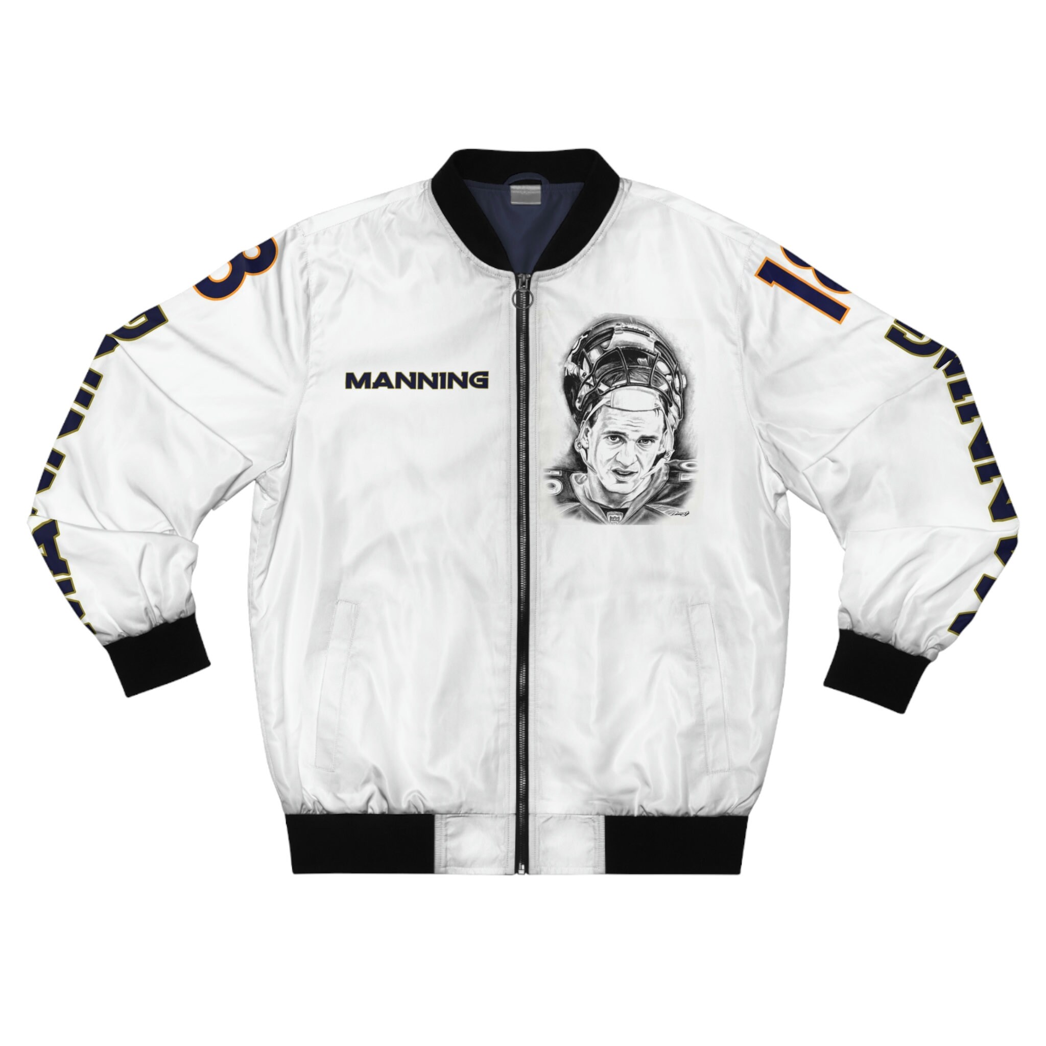 Men's AOP Bomber Jacket - Peyton Manning, Denver Broncos quarterback
