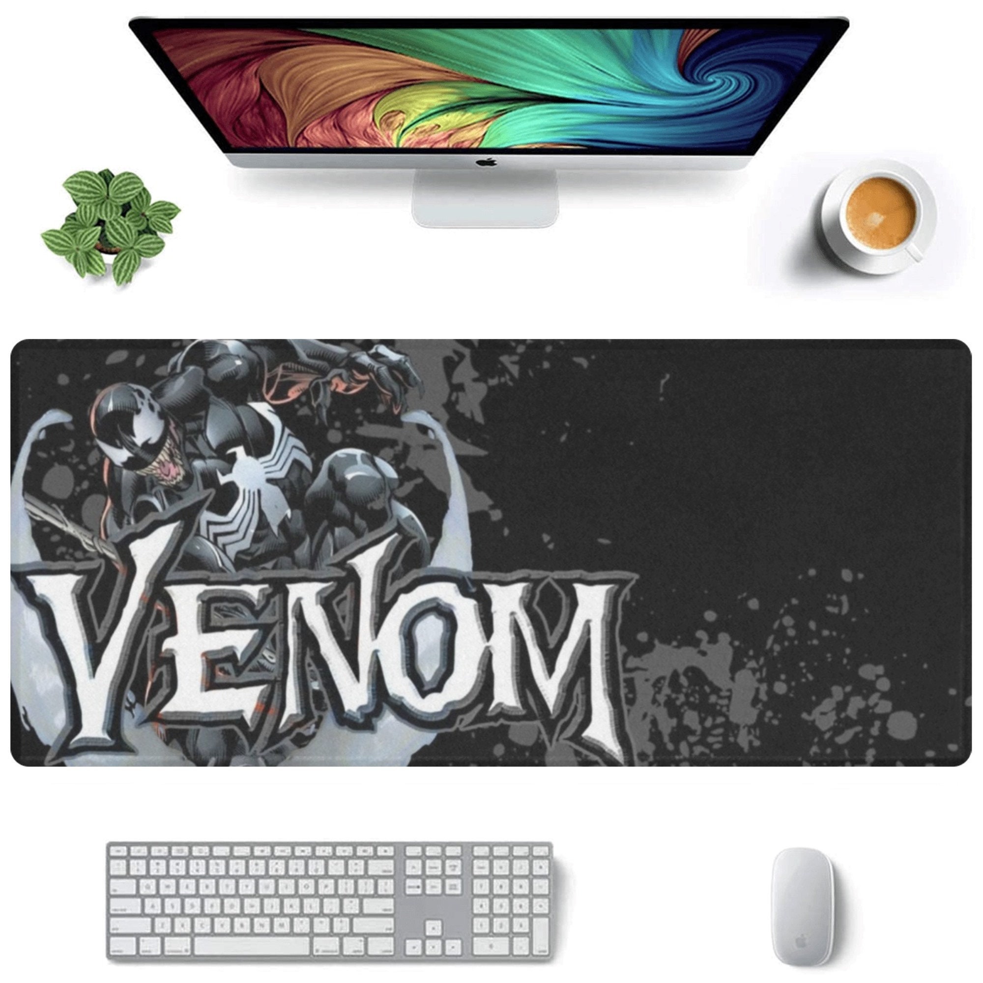 Venom Desk Mat Suitable for Gamers, Content Creators, and Others