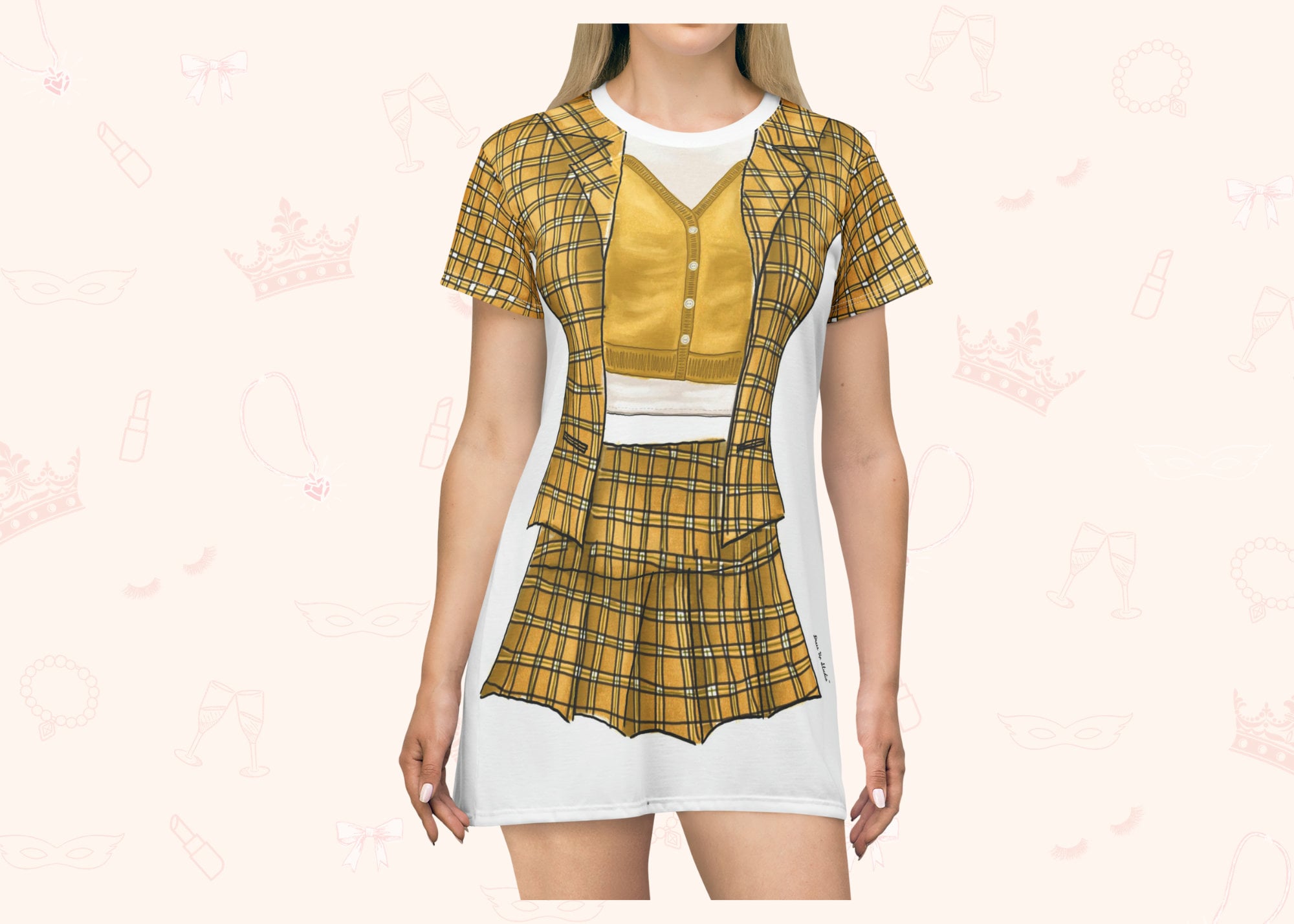No Clue T-Shirt Dress | Easy Costume, Fun Loungewear, Unique Gift