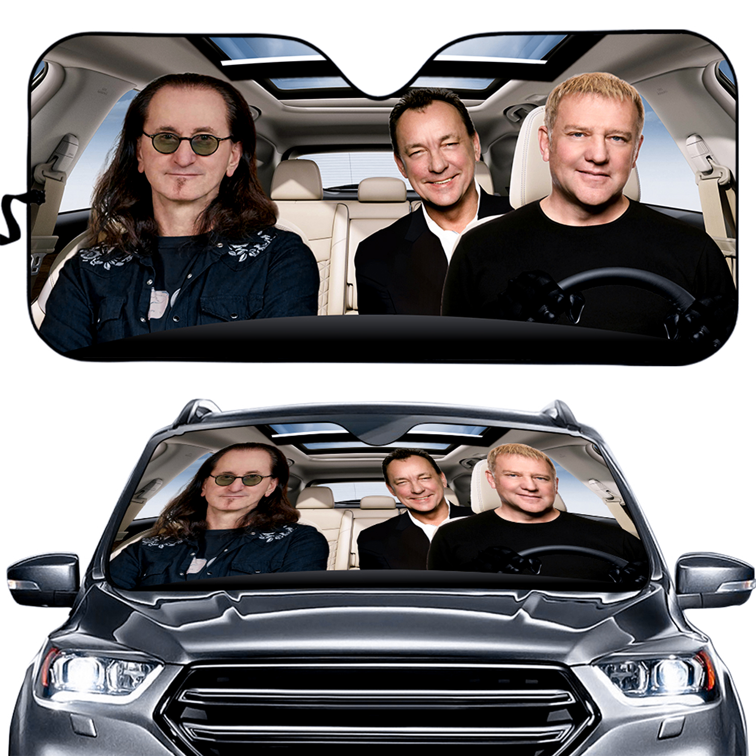 Rush Band Auto Sunshade Auto Car Windshield Window Sun Shade