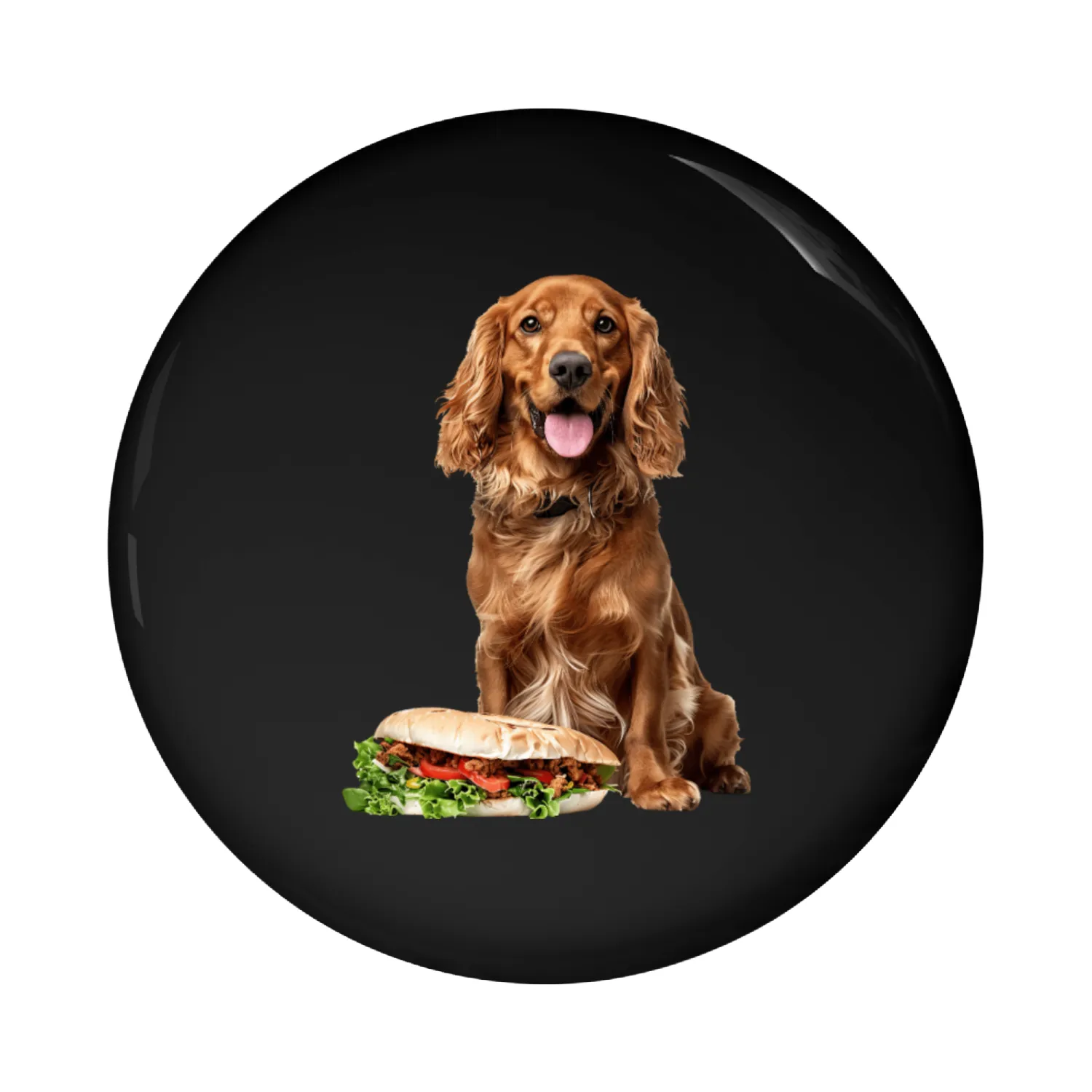 Irish Setter Pin Buttons