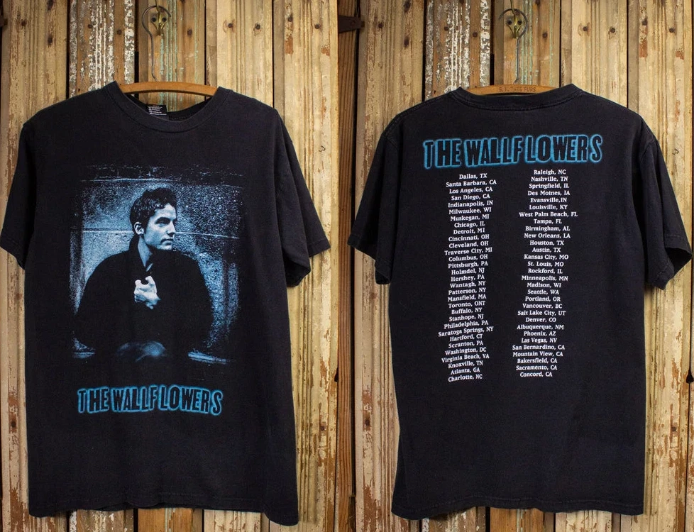 Vintage Wallflowers Tour Concert T-shirt