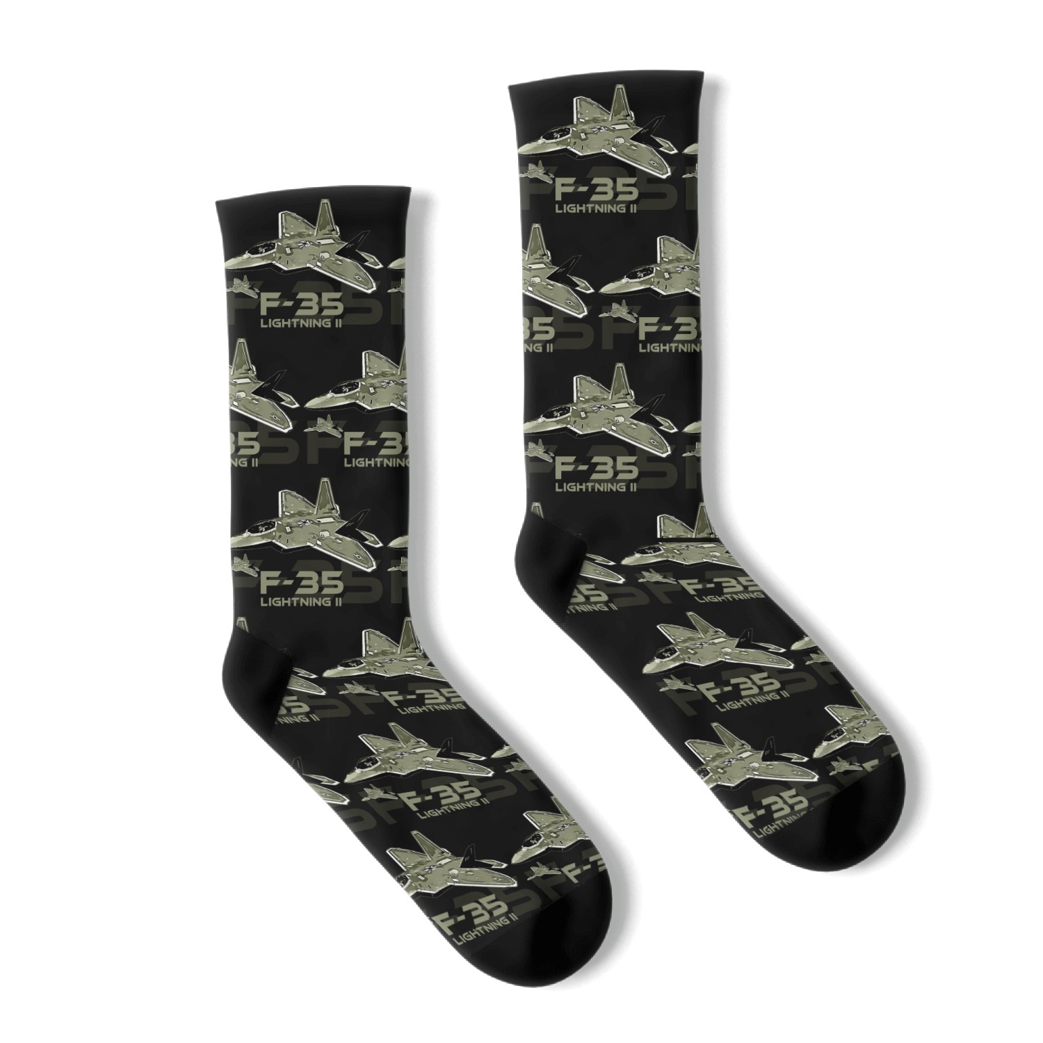 F-35 Lightning fighter jet Socks