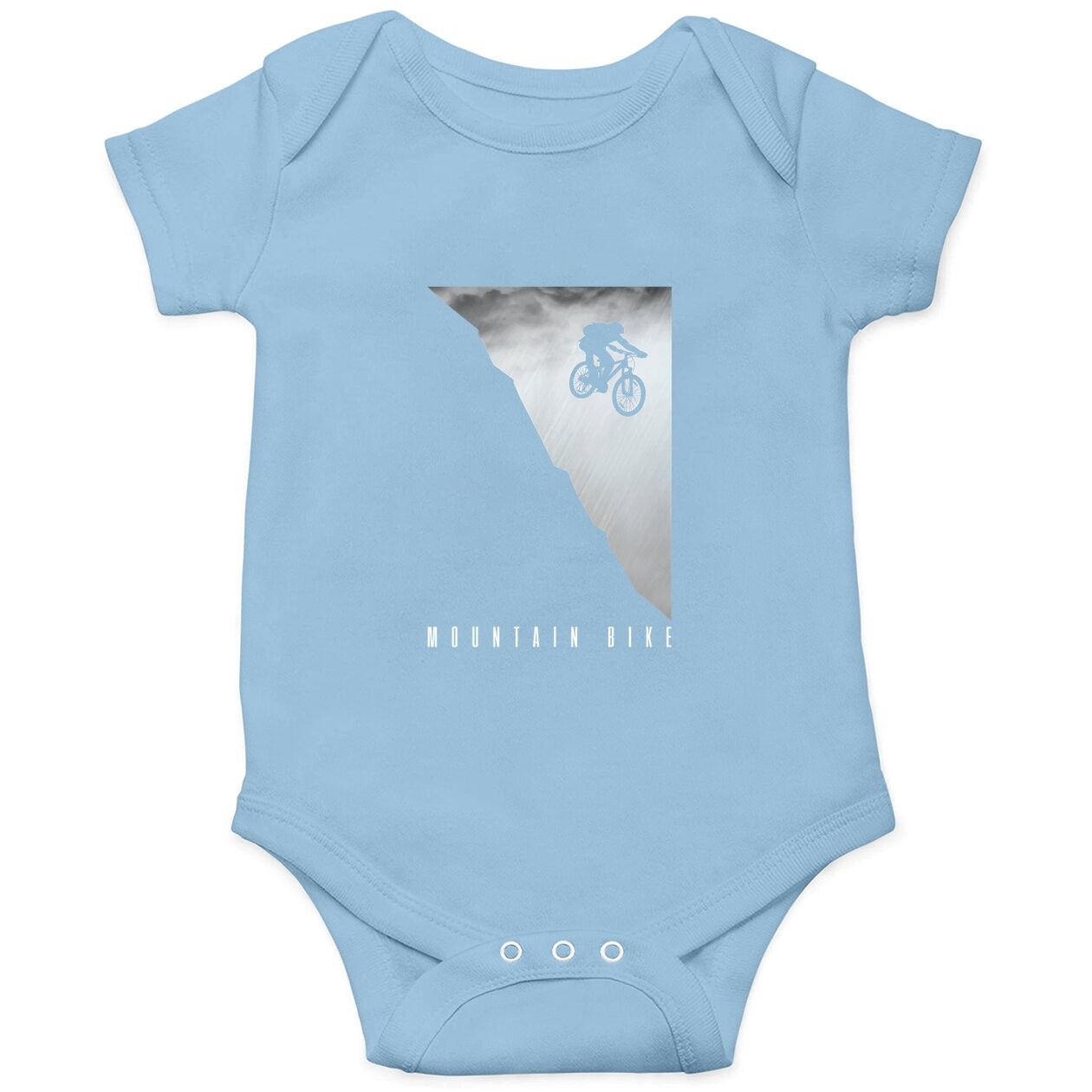 Mountain Bike Downhill Mtb Biking Vintage Biker Gift Baby Bodysuit