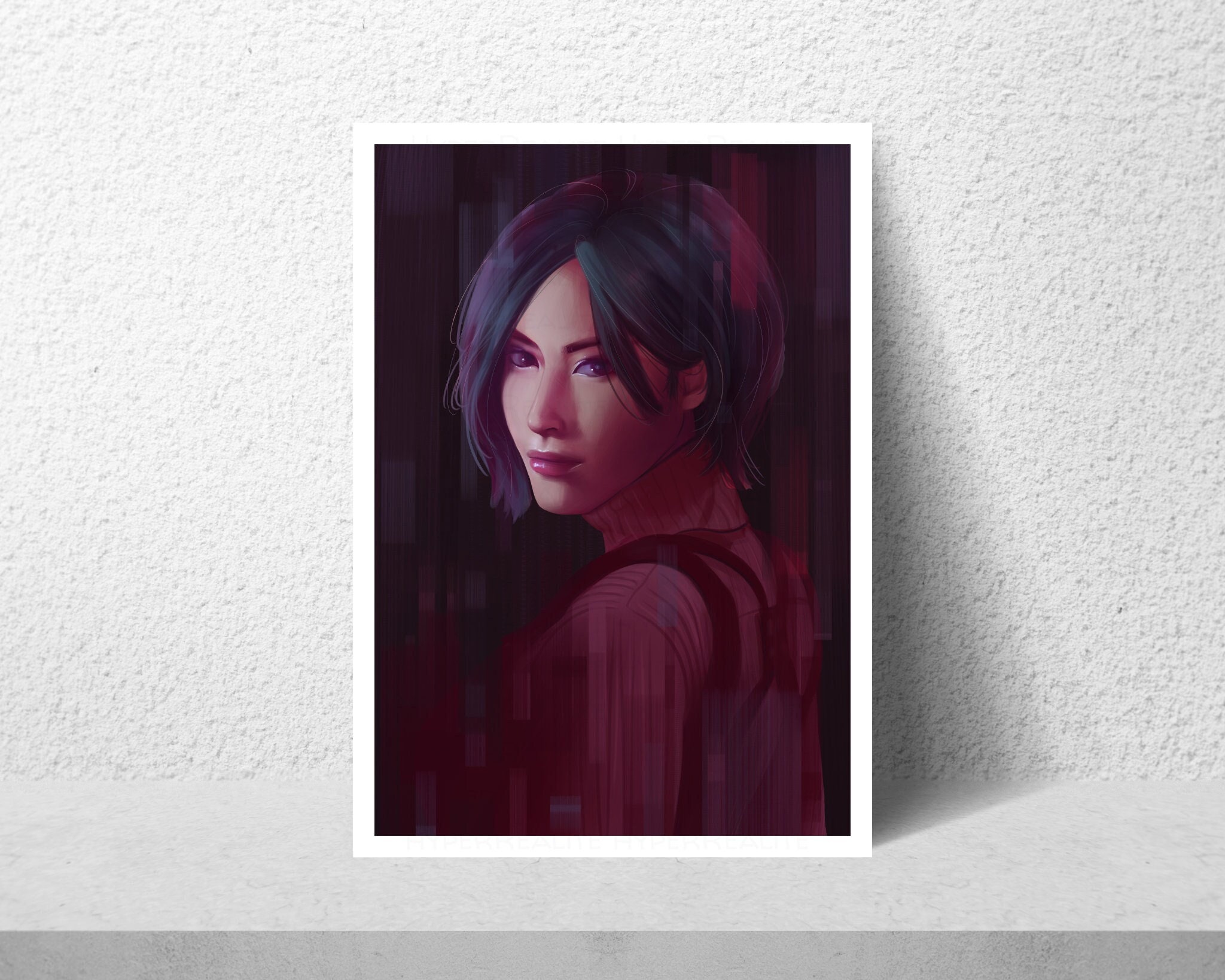 Ada Wong from Resident Evil Print - Unfamed poster, Available in 7 sizes poster, Gift for fan, Movie lover gift