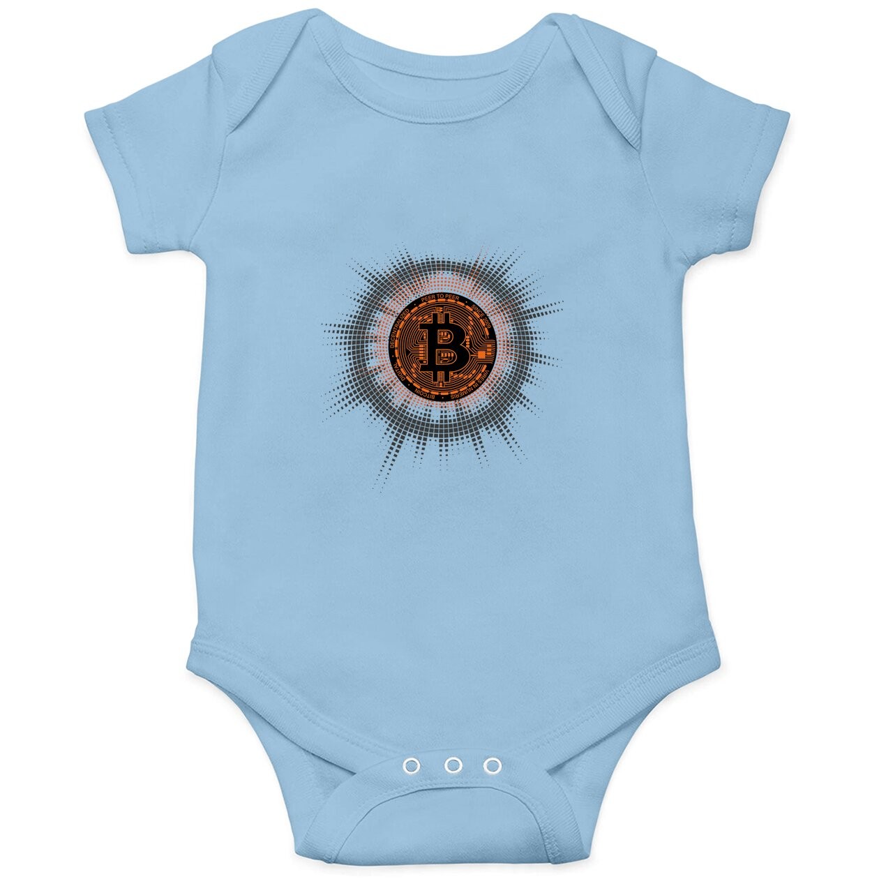 Bitcoin Btc Symbol | Crypto Blockchain And Bitcoin Baby Bodysuit