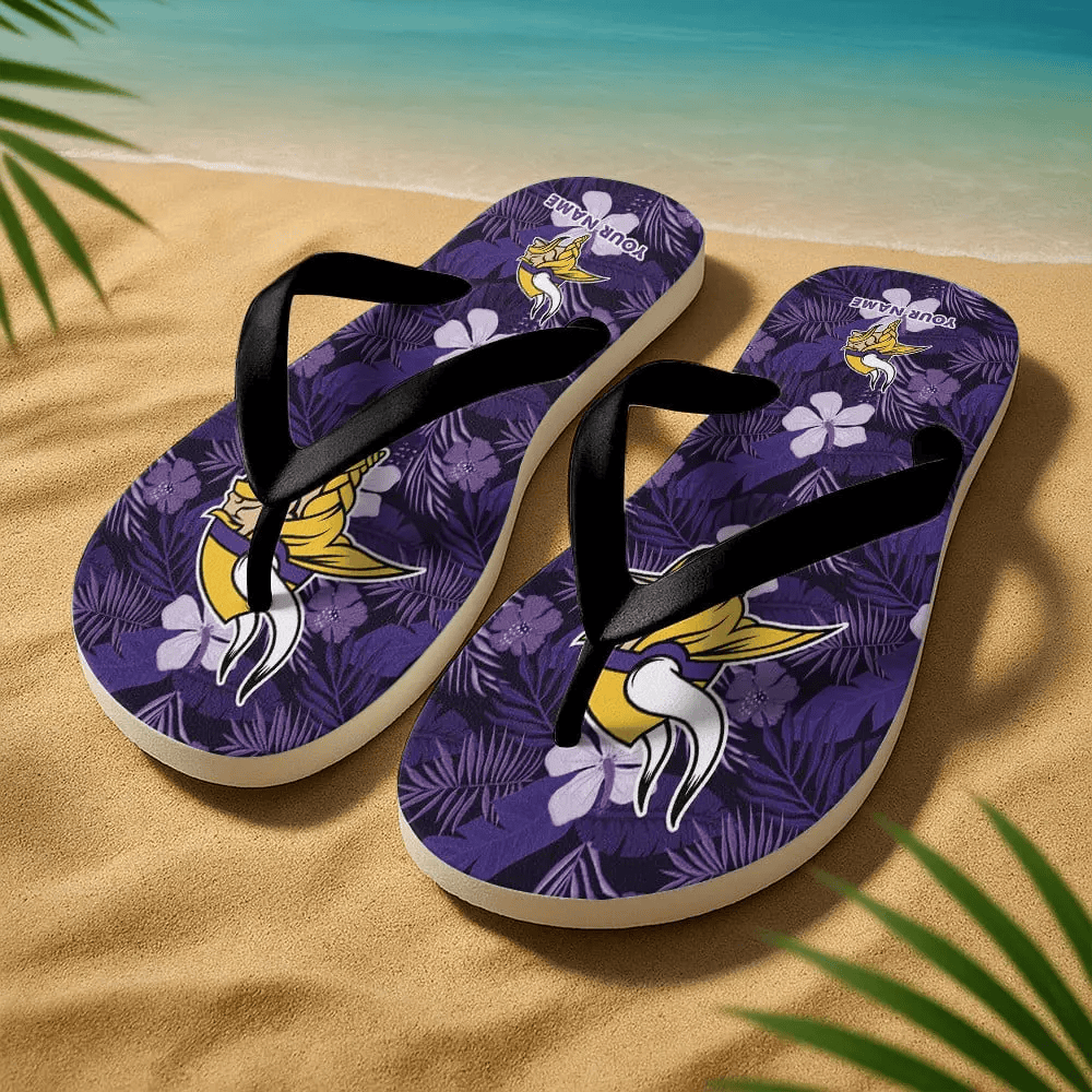 Minnesota Vikings New Flip-Flop Summer Pattern - Sport9Design