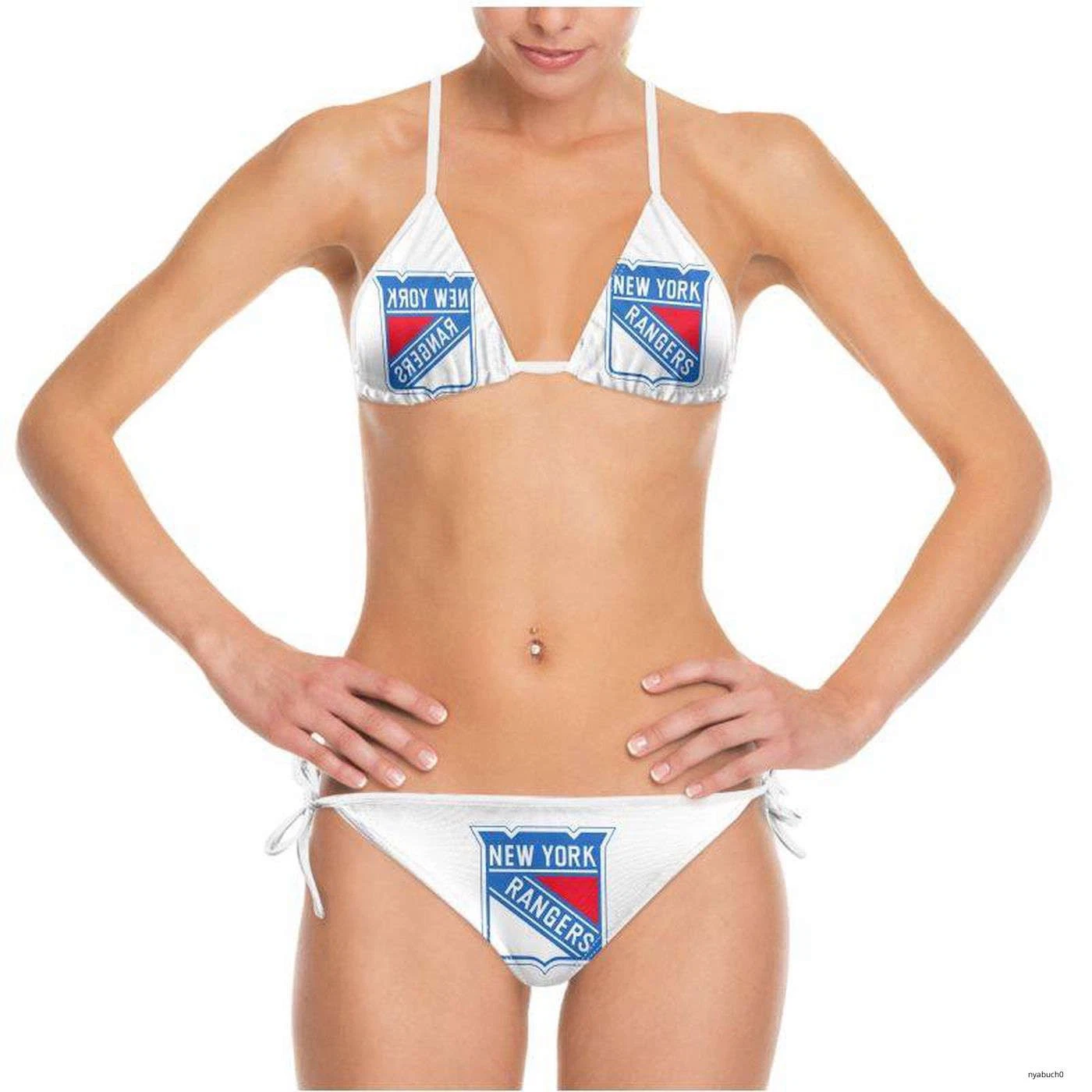 New York Hockey Team Rangers Summer Beach Women's Bikini Swimsuit