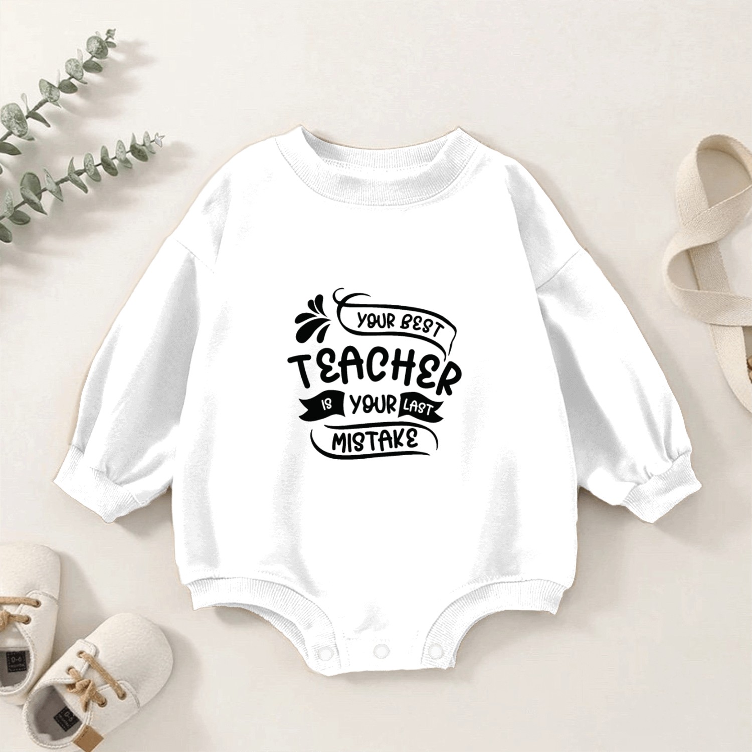 Mistakes Wisdom Quotes Imperfection Life Quotes Baby Romper Sweatshirts