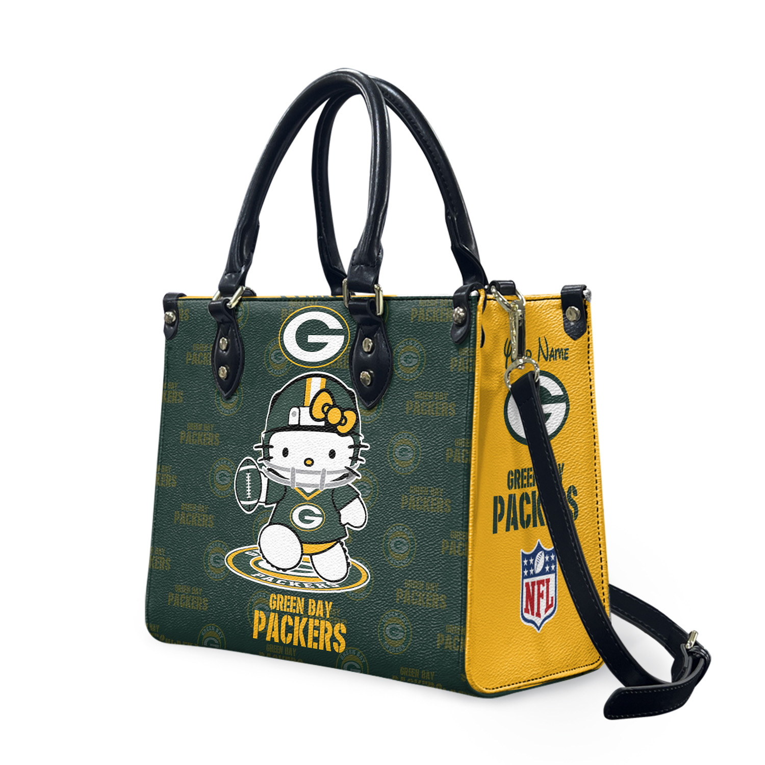 Personalized Green Bay Football Team Packerss Leather Handbag Gift