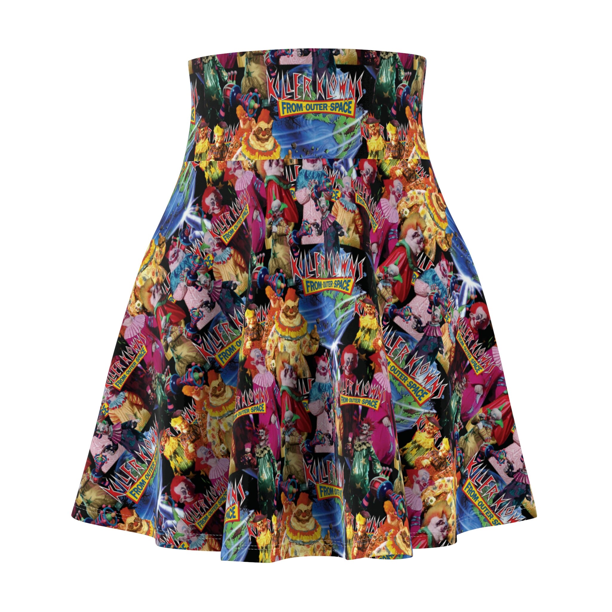 Klown Skater Skirt for Women Circus Inspired Outfit