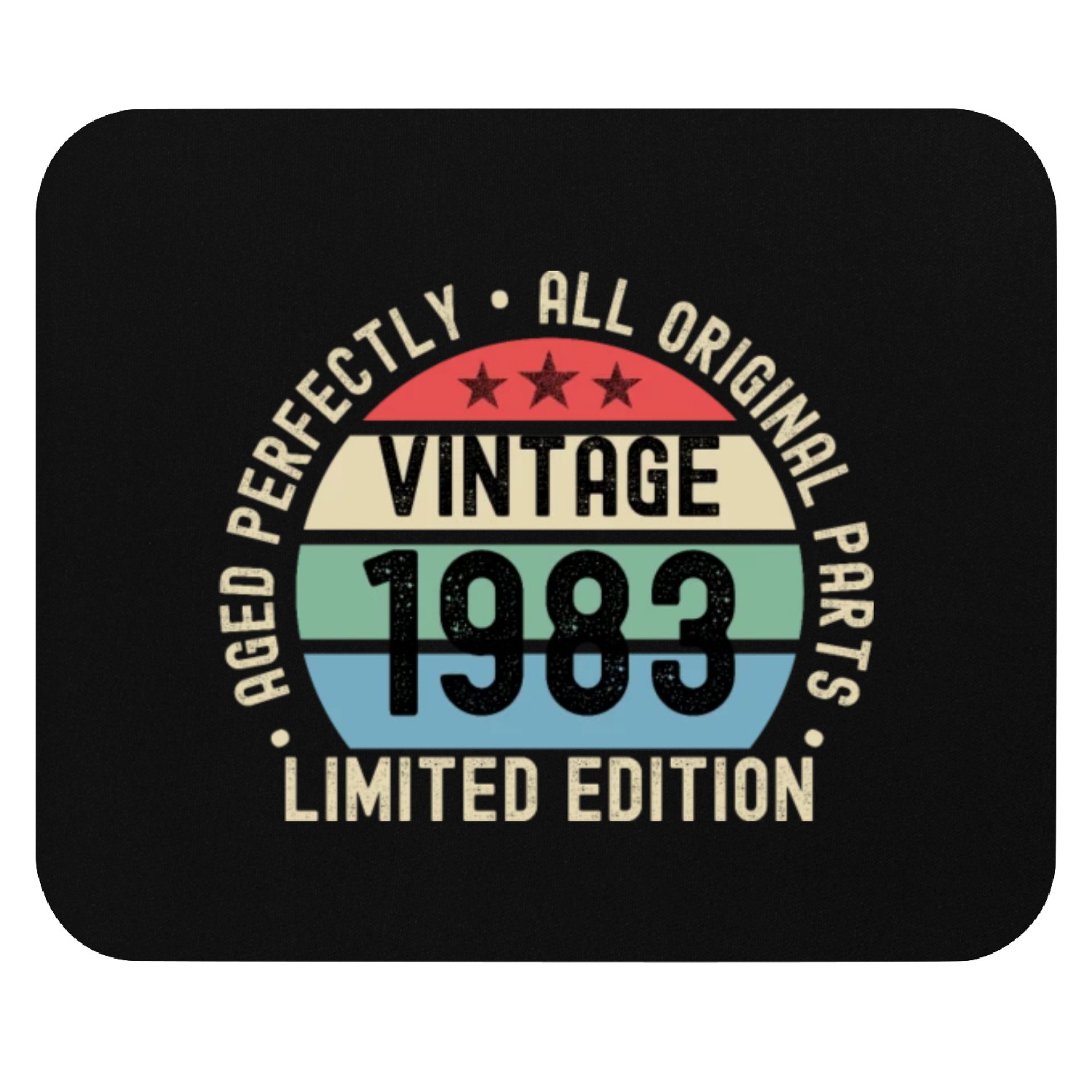 40th Birthday Vintage 1983 Mouse Pads