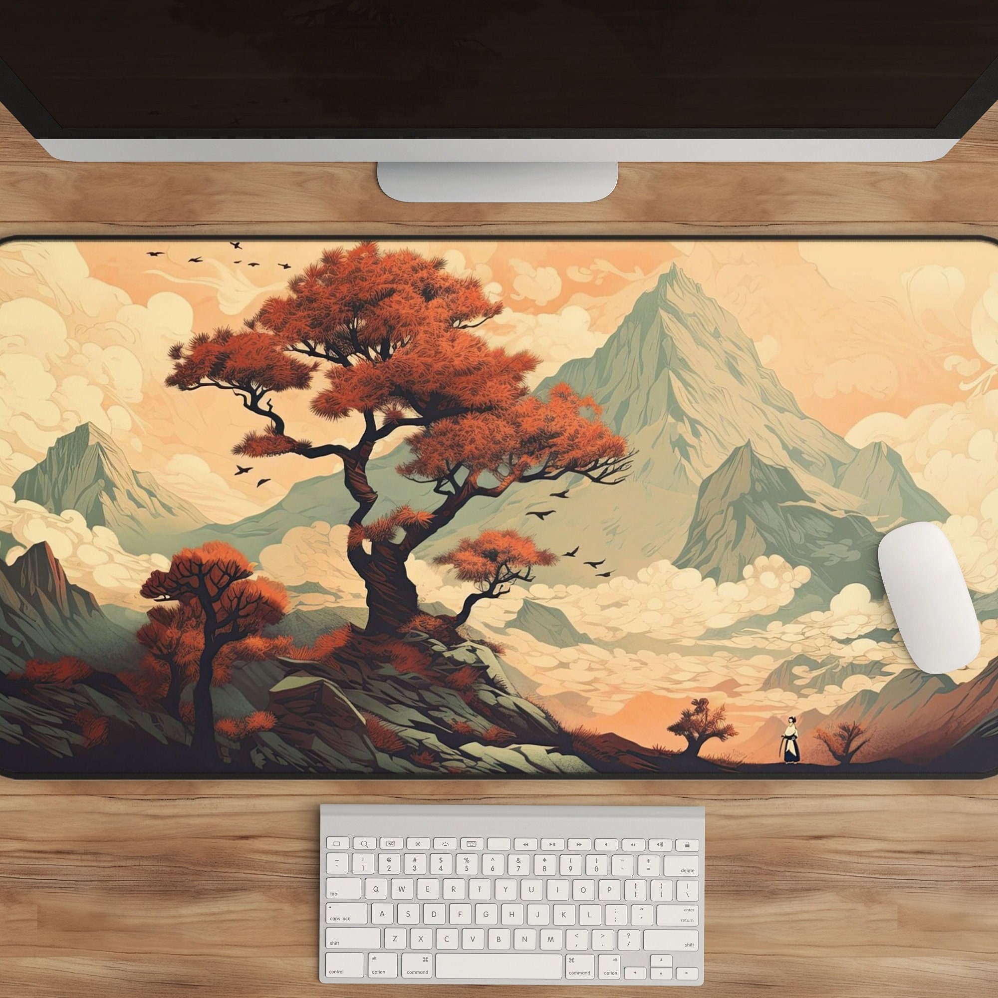 Japanese Landscape Desk Mat