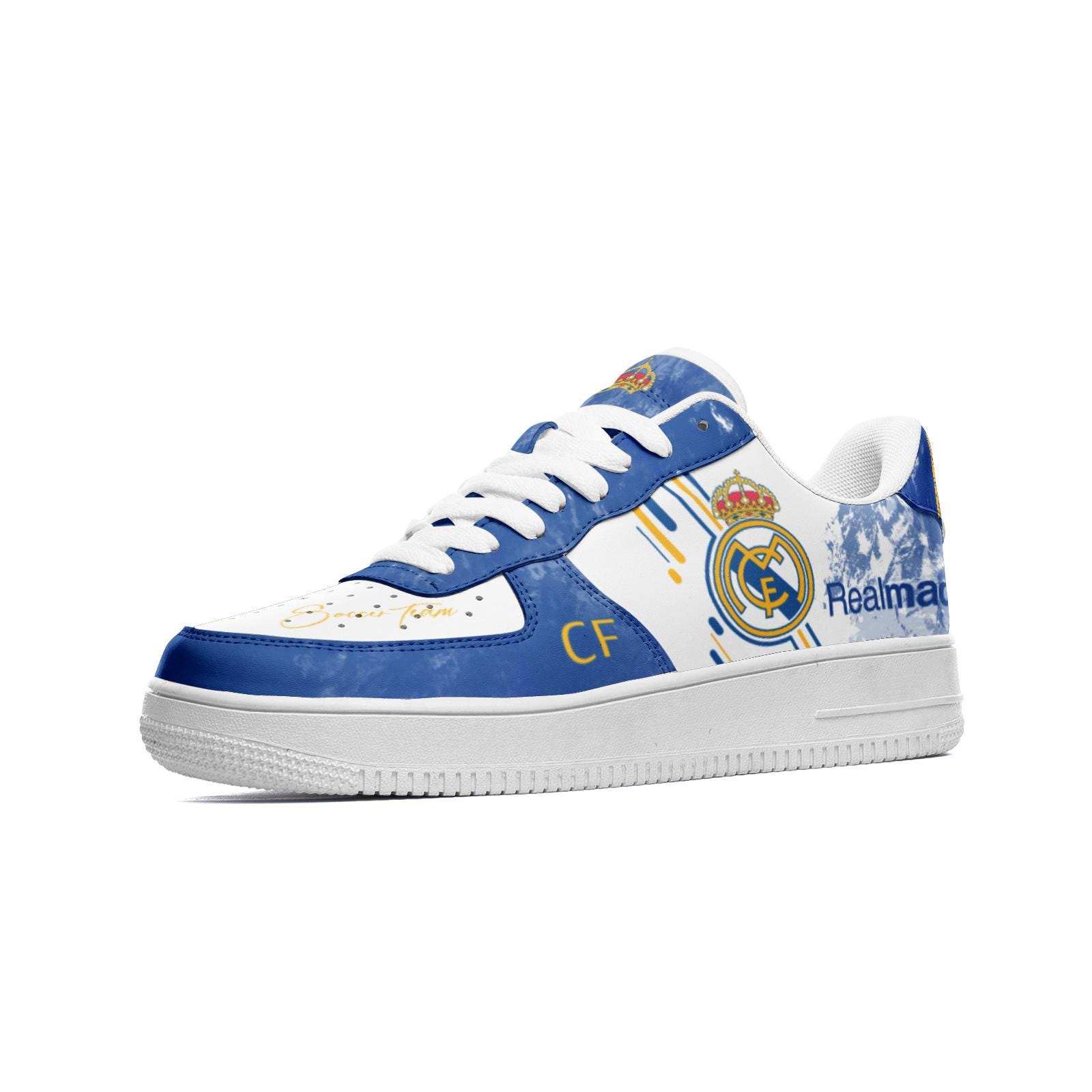 Real Madrid Leather Low Top Sneakers