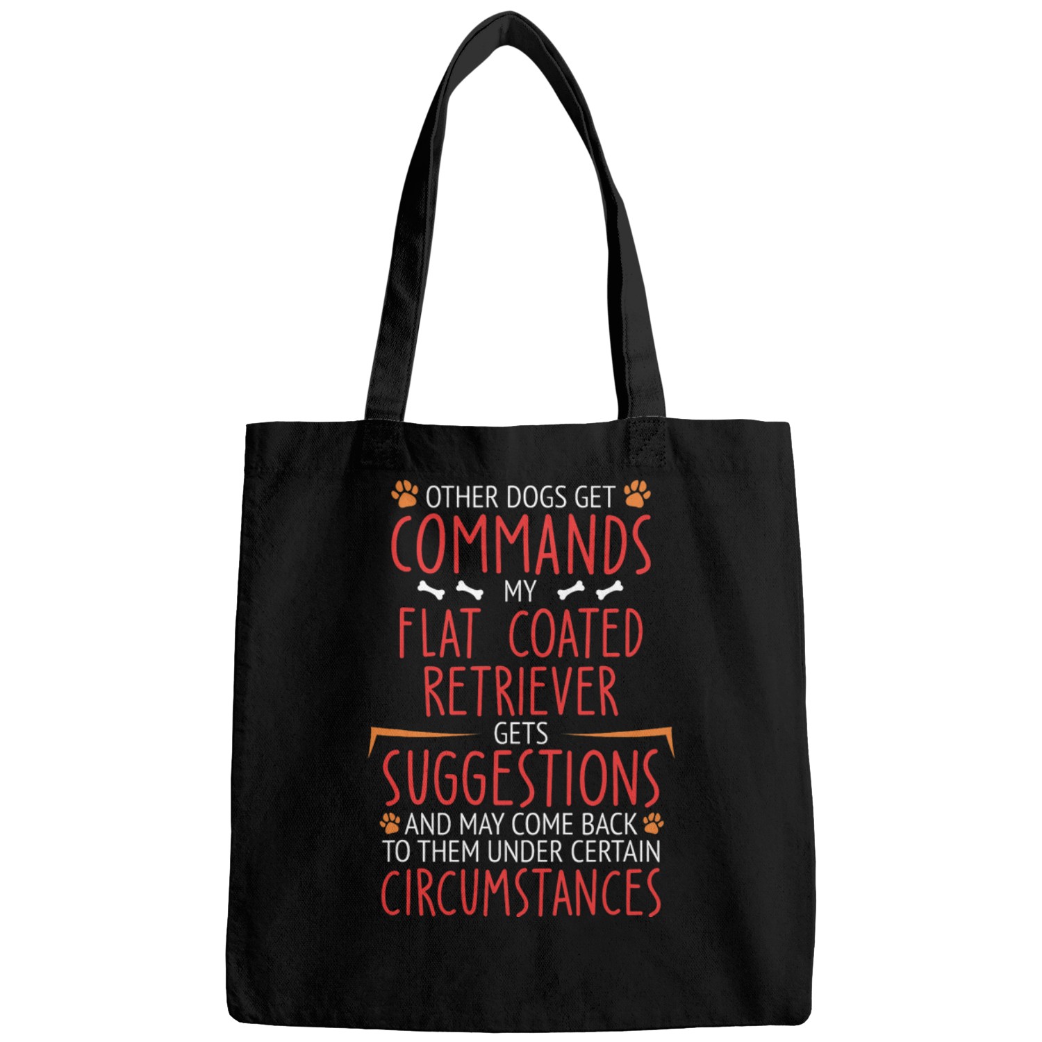 Flat Coated Retriever Commands Bags