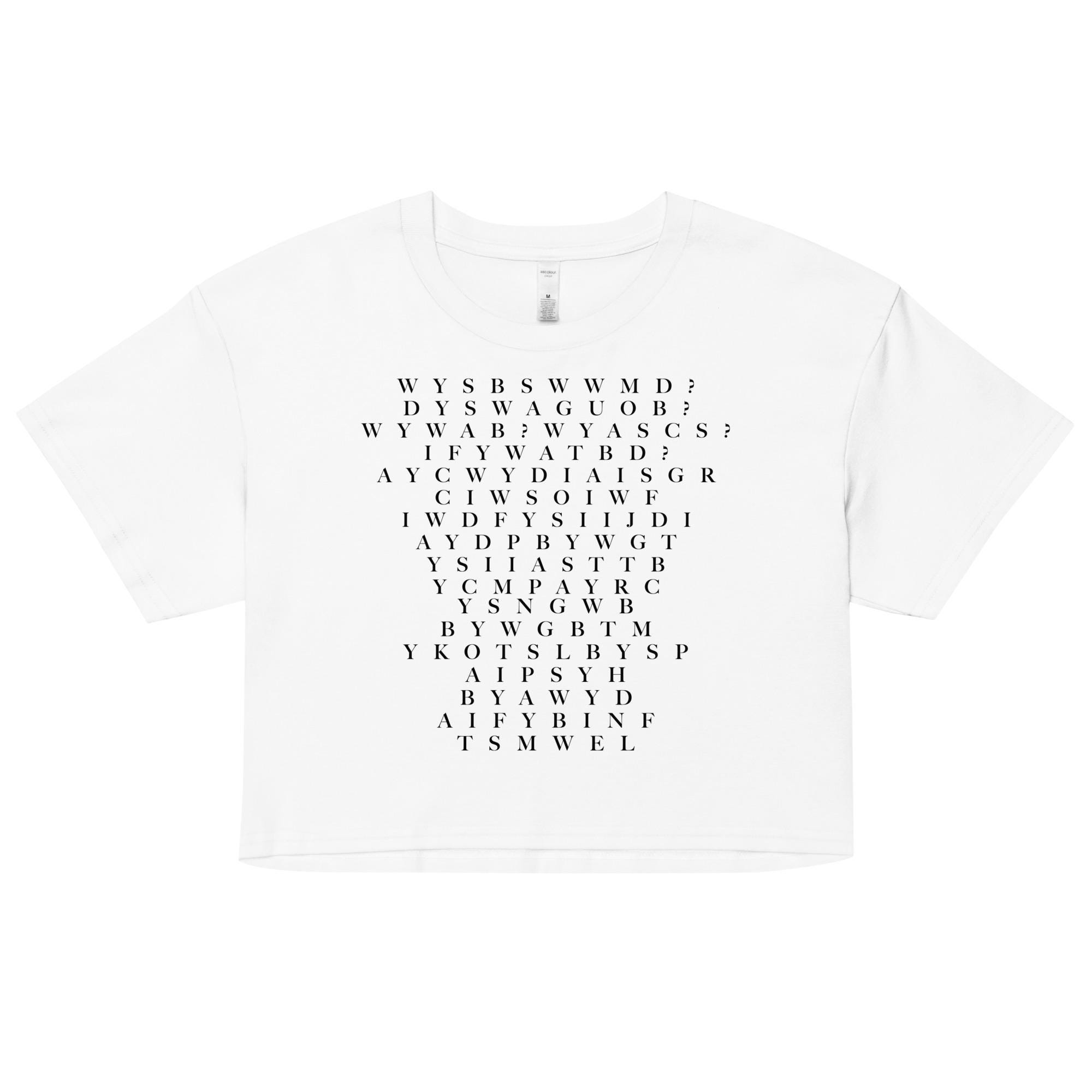 The Smallest Man Who Ever Lived Bridge Lyrics Crop Top The Torutred Poets Department TTPD TSMWEL