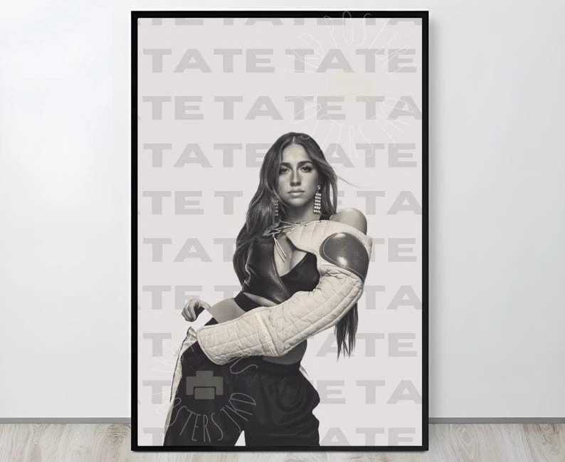 Tate McRae Poster - Pop Music Wall Art, Vertical Premium Matte Print