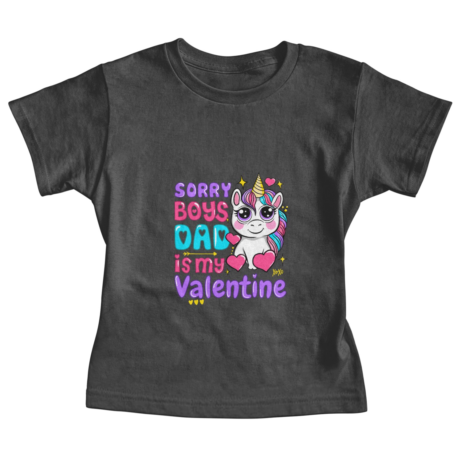 Sorry Boys Daddy Is My Valentine, Dad To Daughter Baby Tees
