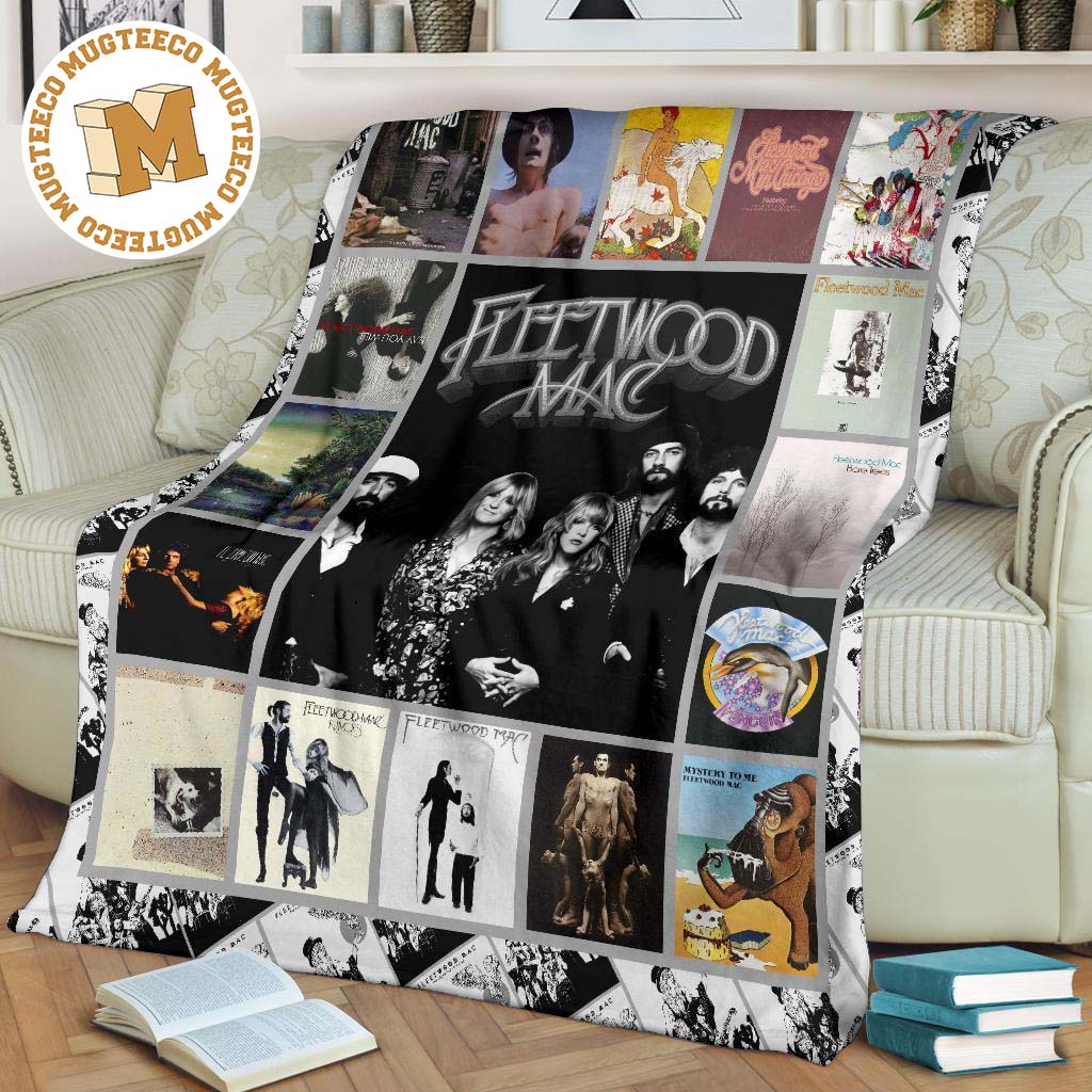 Fleetwood Mac Fleece Blanket Music Fan Blanket