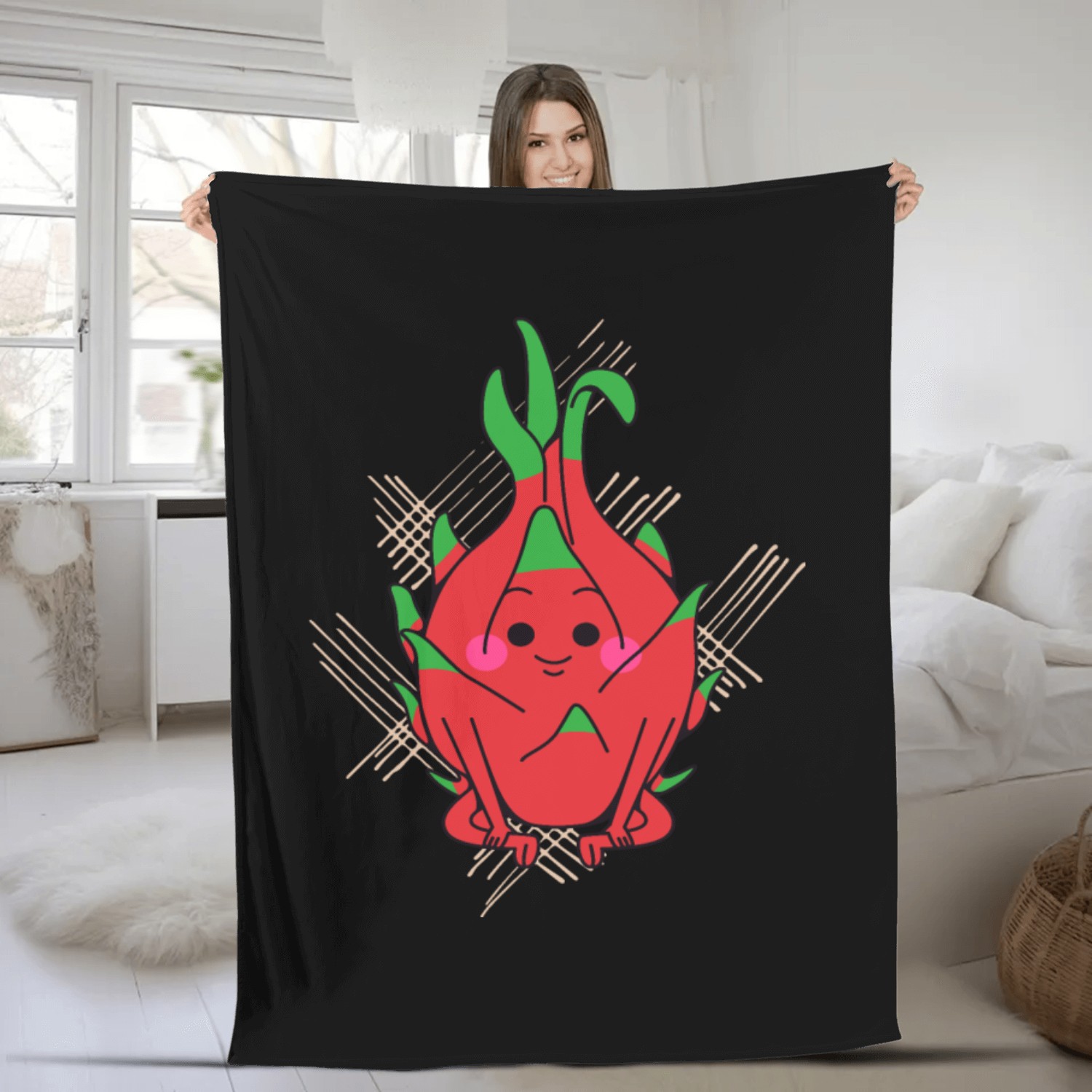 dragon fruit - fruits in season Fleece Blankets