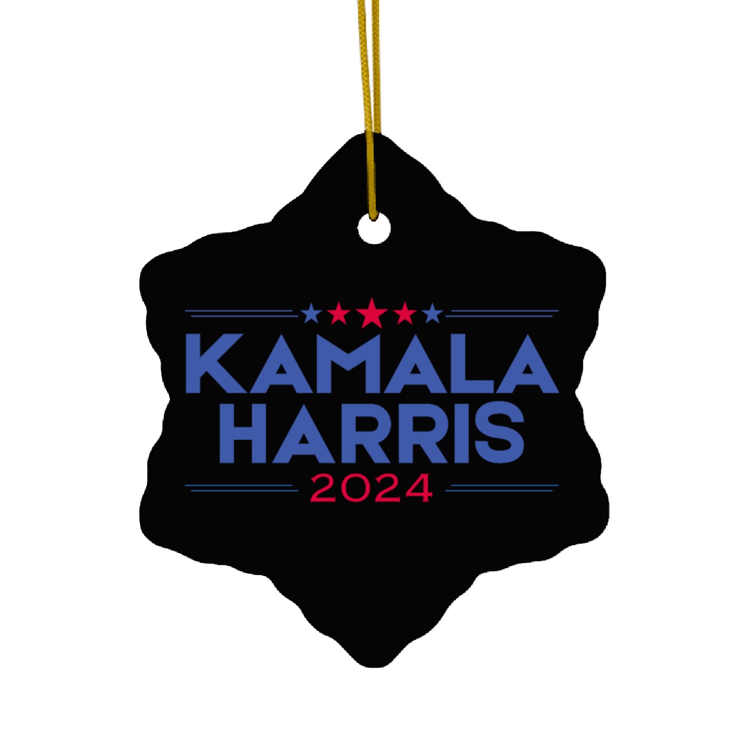 Kamala Harris For President 2024 Ceramic Ornaments
