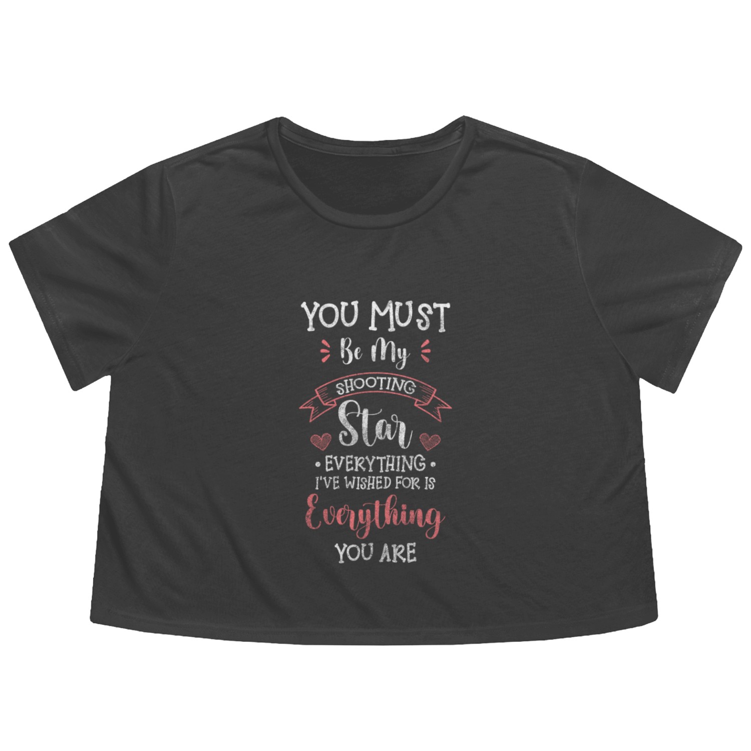 Star Wishes Space Night Flowy Cropped Tees