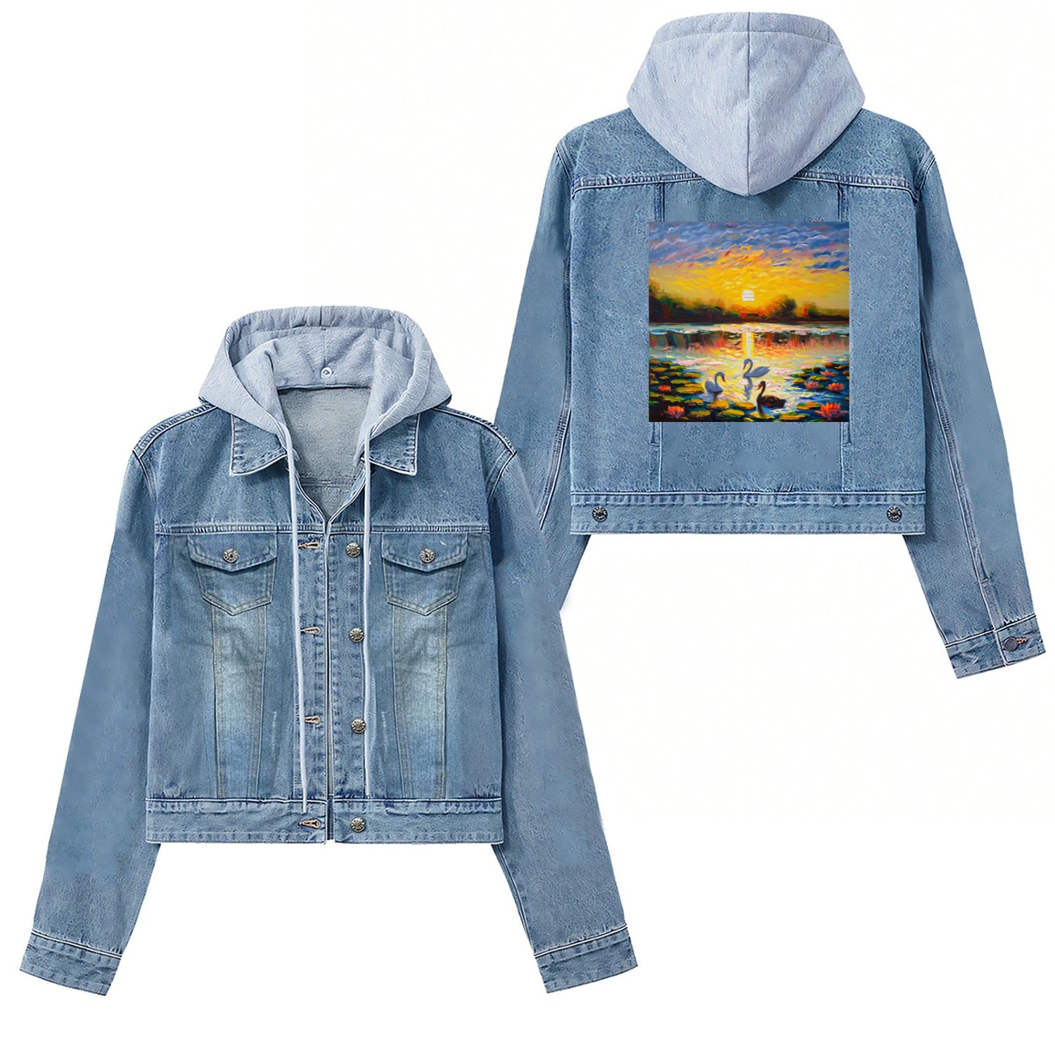 Amazing nature Women's Denim Jackets