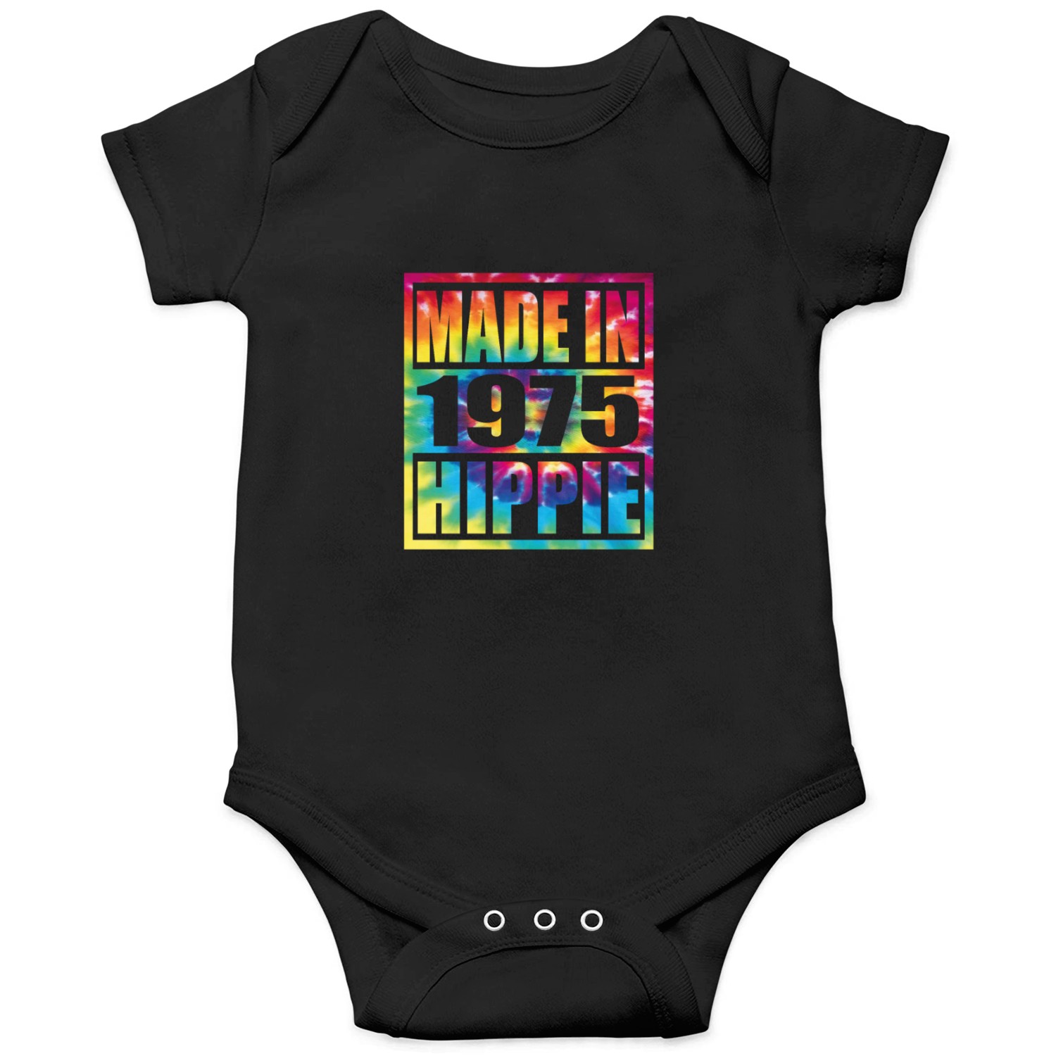 Hippie Birthday 1975 Onesies