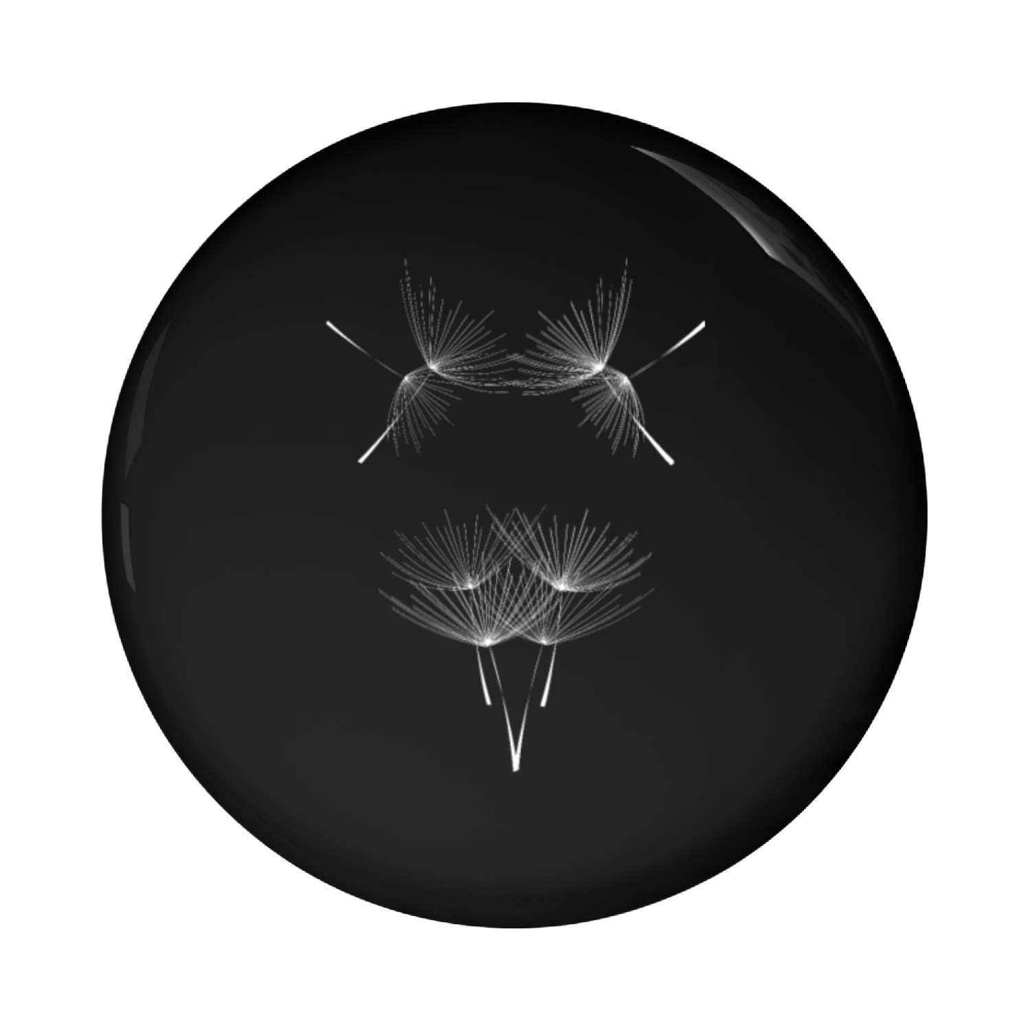 flying plant meadow Pin Buttons