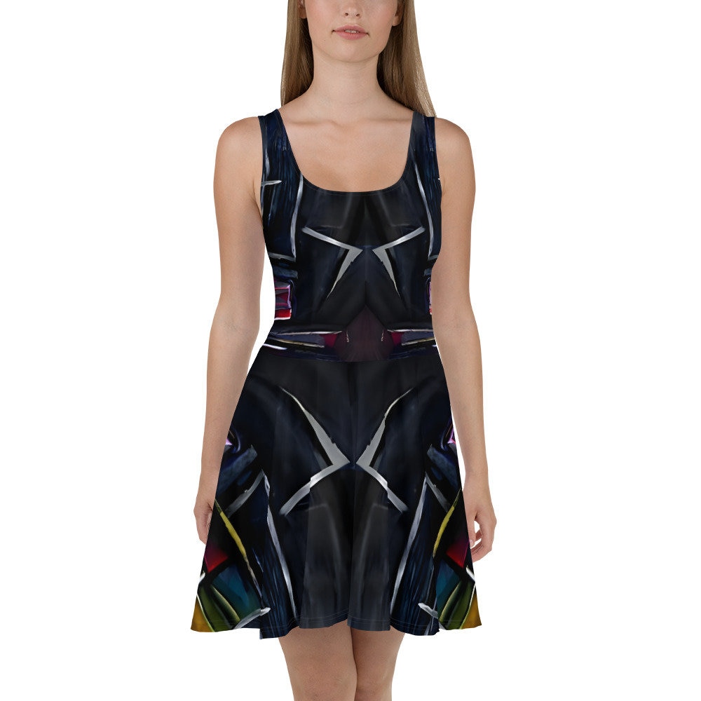 Dark Graffiti Skater Dress