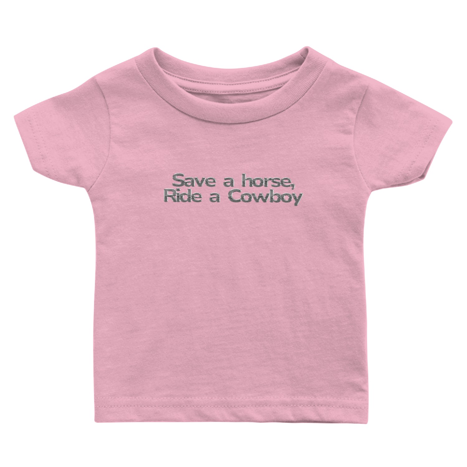 Save a horse Ride a Cowboy Baby T Shirts