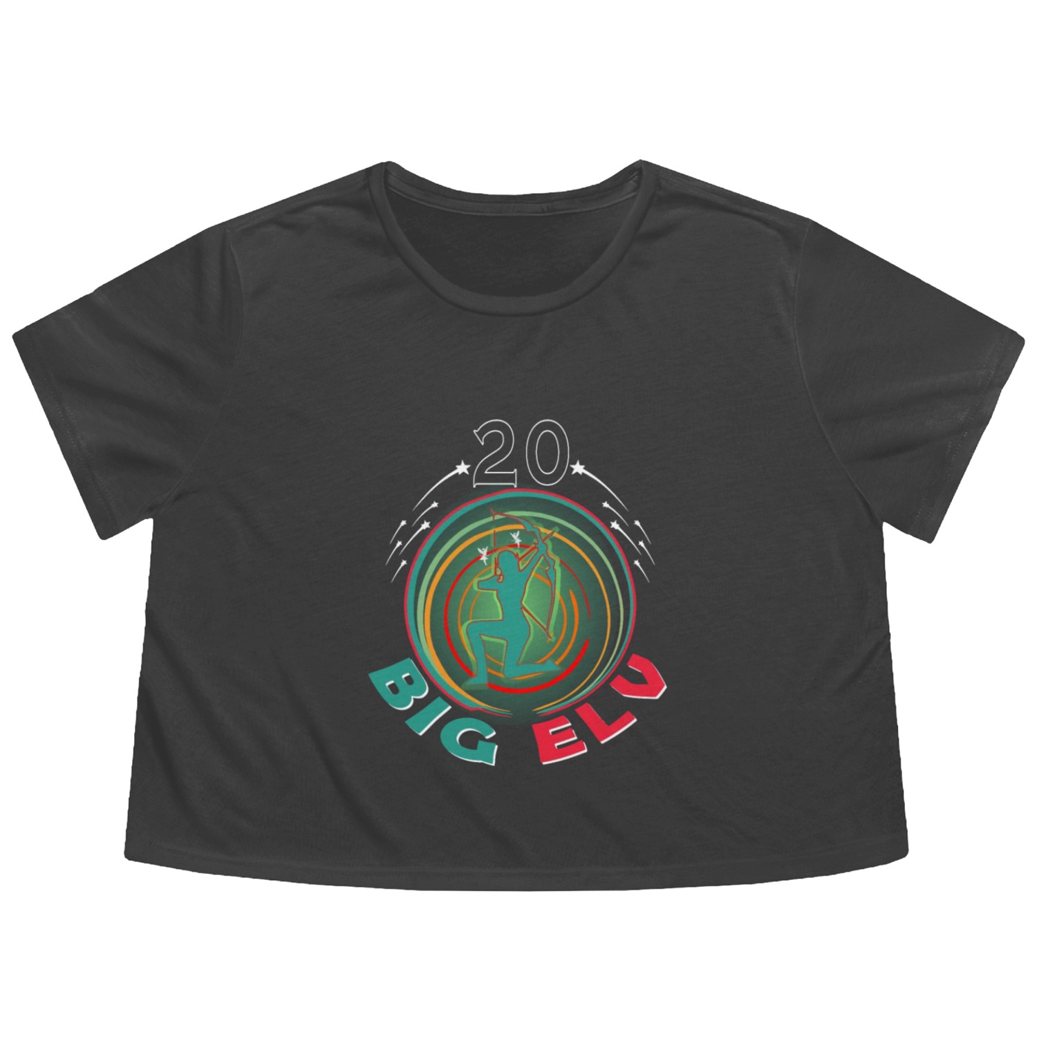 20 years elves birthday fantasy Flowy Cropped Tees