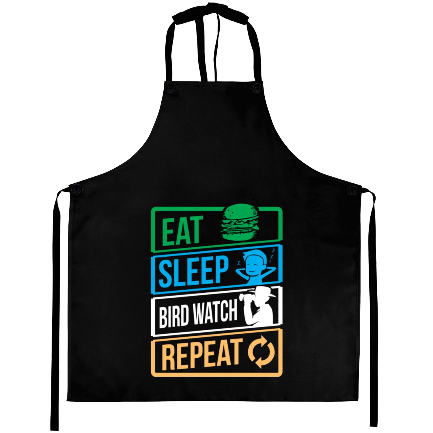 Birds Bird Lover Eat Sleep Bird Watch Birthday Aprons